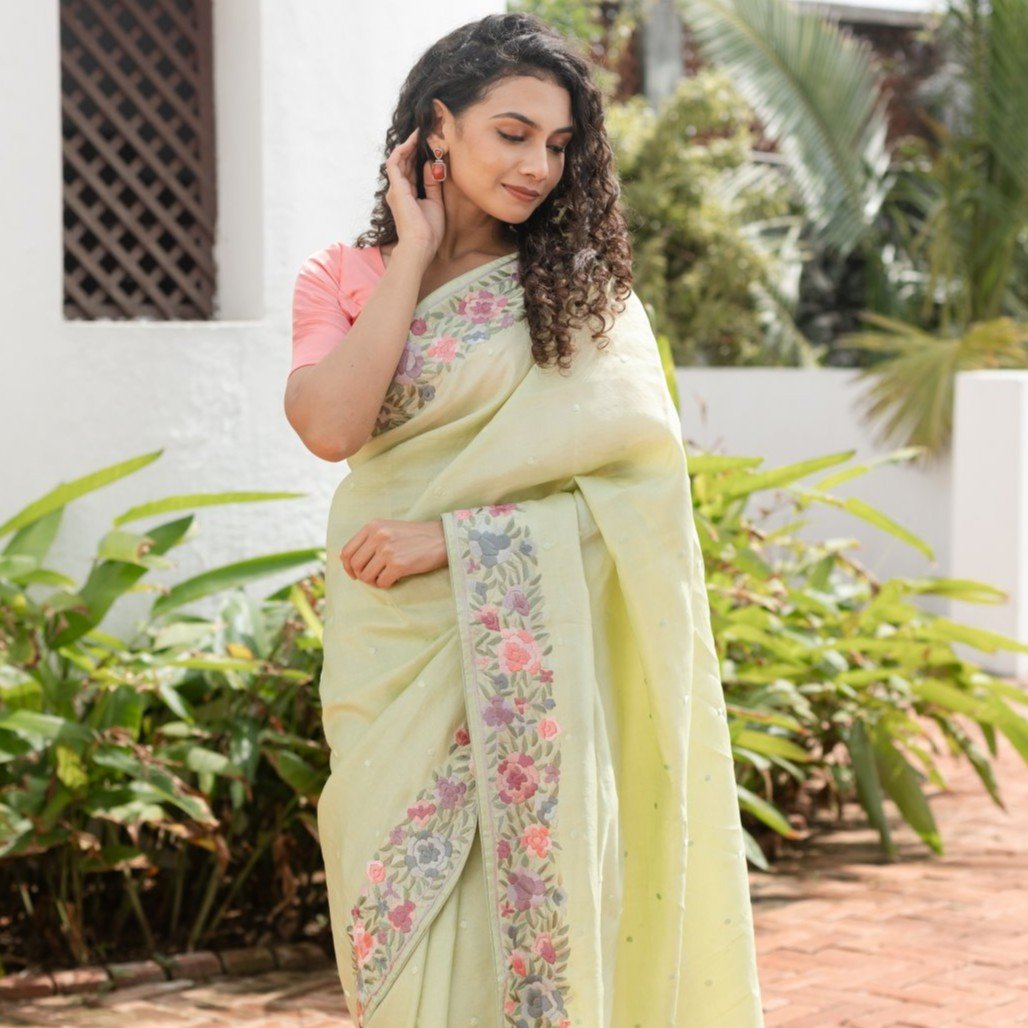 Tussar Embroidery