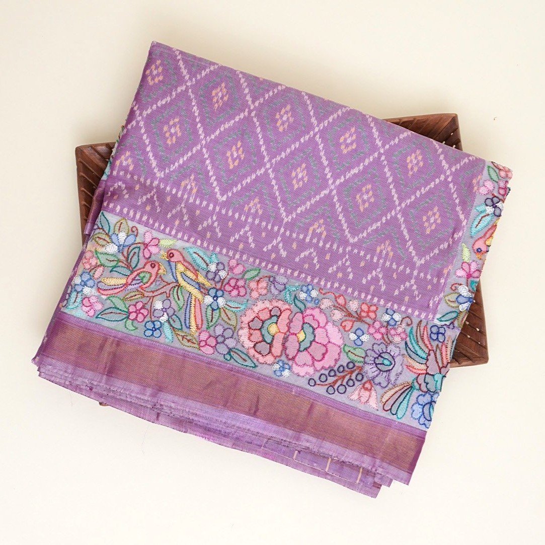 Ikats With Prints, Embroidery