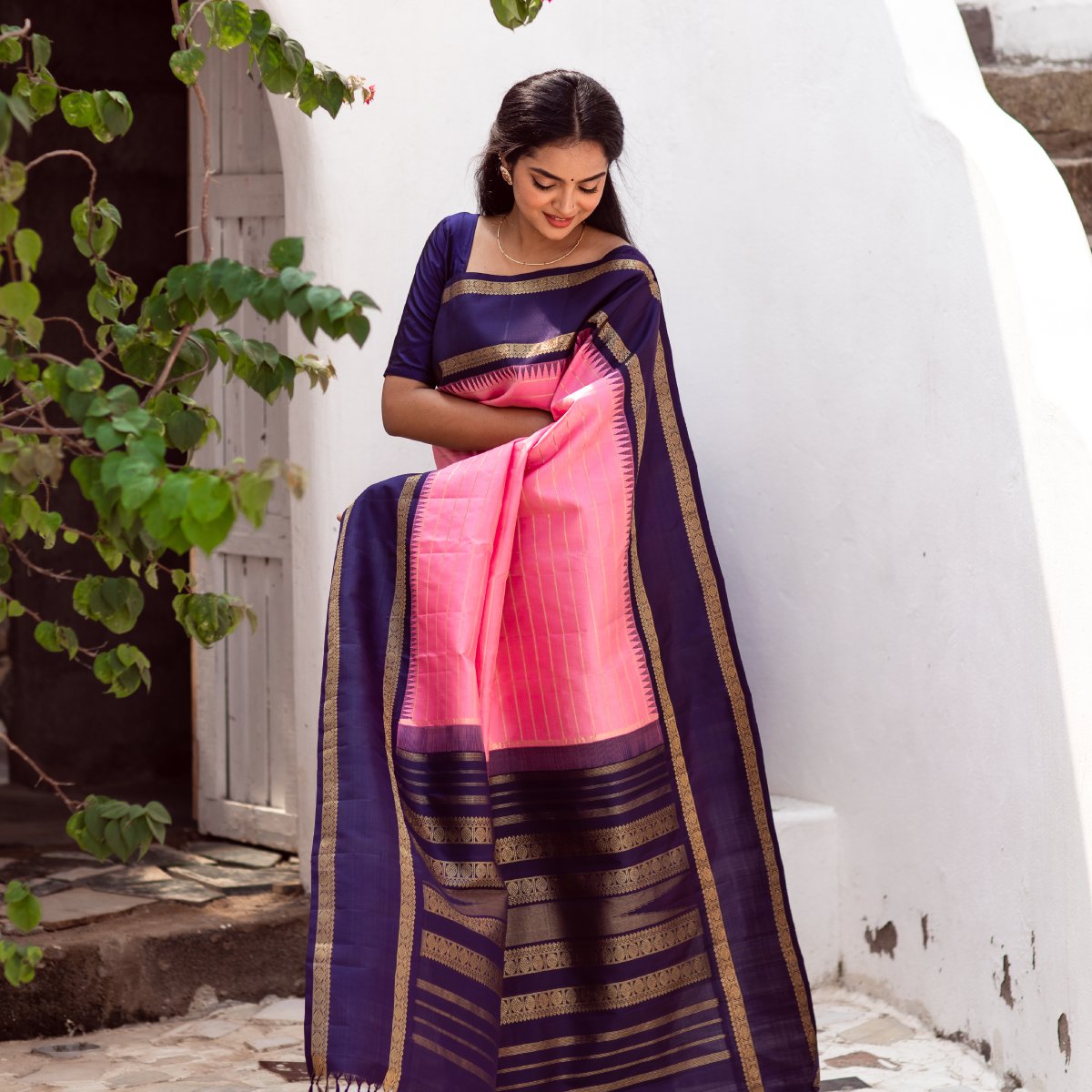 Light Pink and Light Blue Embroidered Silk Saree features a stunning silk  saree Embroidery work is completed wit  Designer sarees wedding  Fashion Saree designs