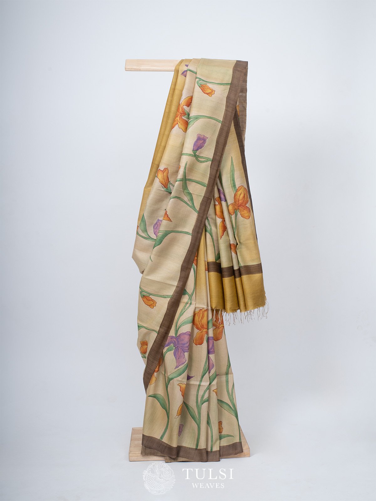 Beautiful Designer Prerna Pure Soft Silk Saree With kantha Thread Work