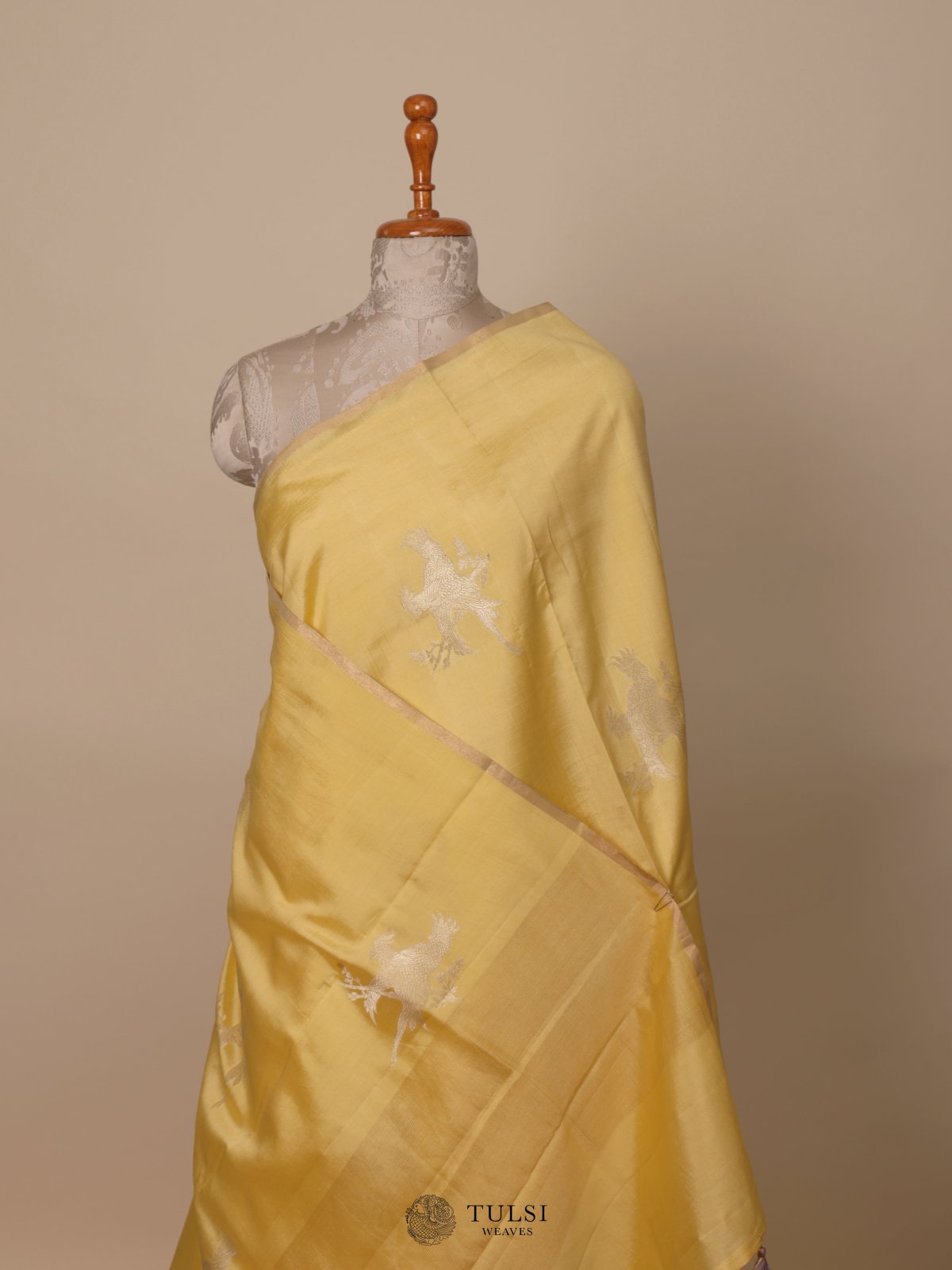Yellow Chaniya Silk Saree