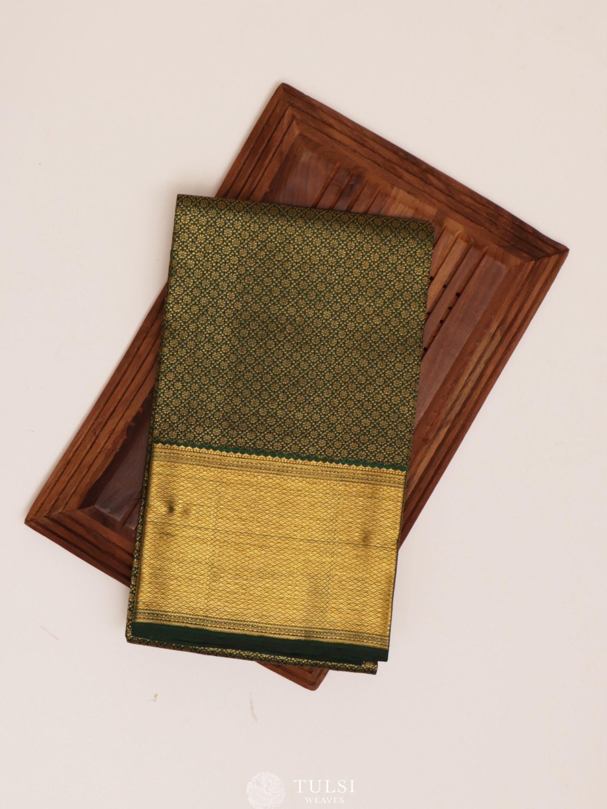 Emerald Green Kanjeevaram Silk Blouse