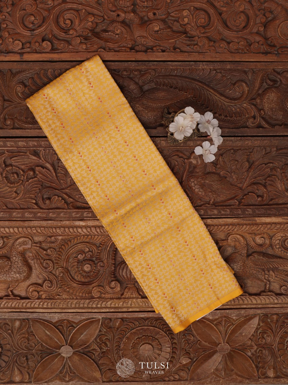 Yellow Banaras Silk Blouse