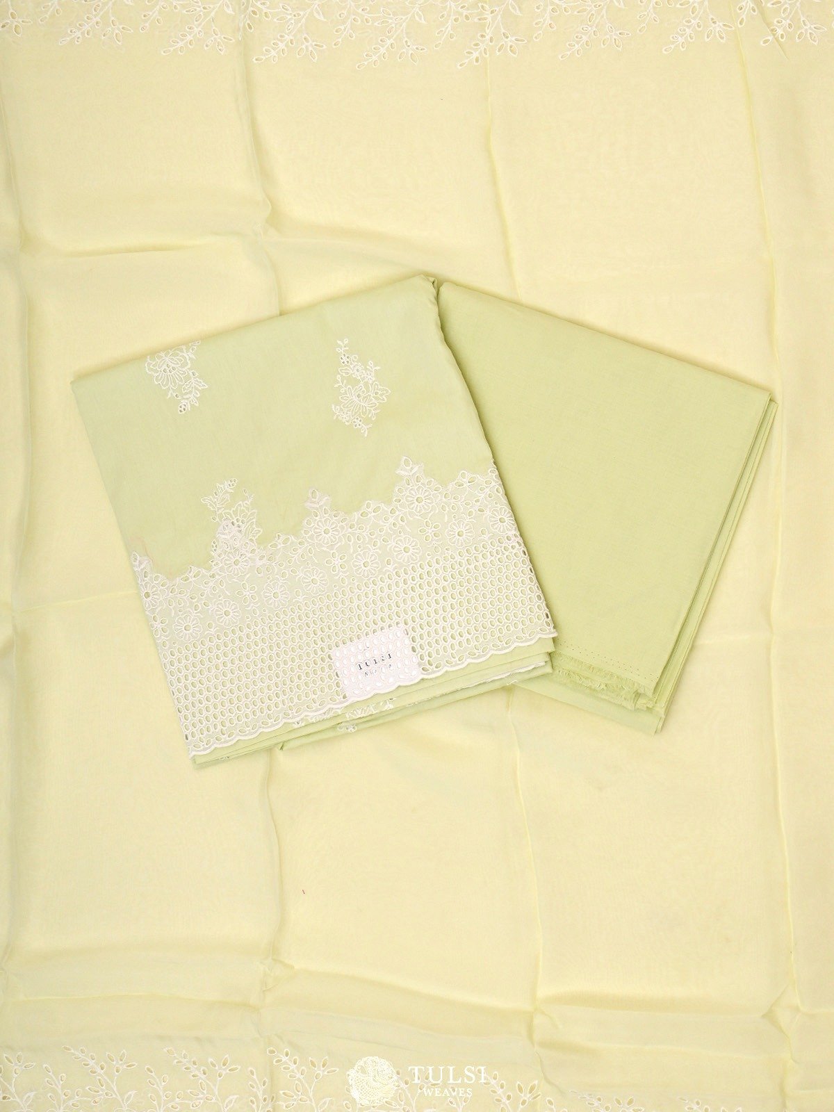 Light Mint Green Soft Cotton Salwar Material
