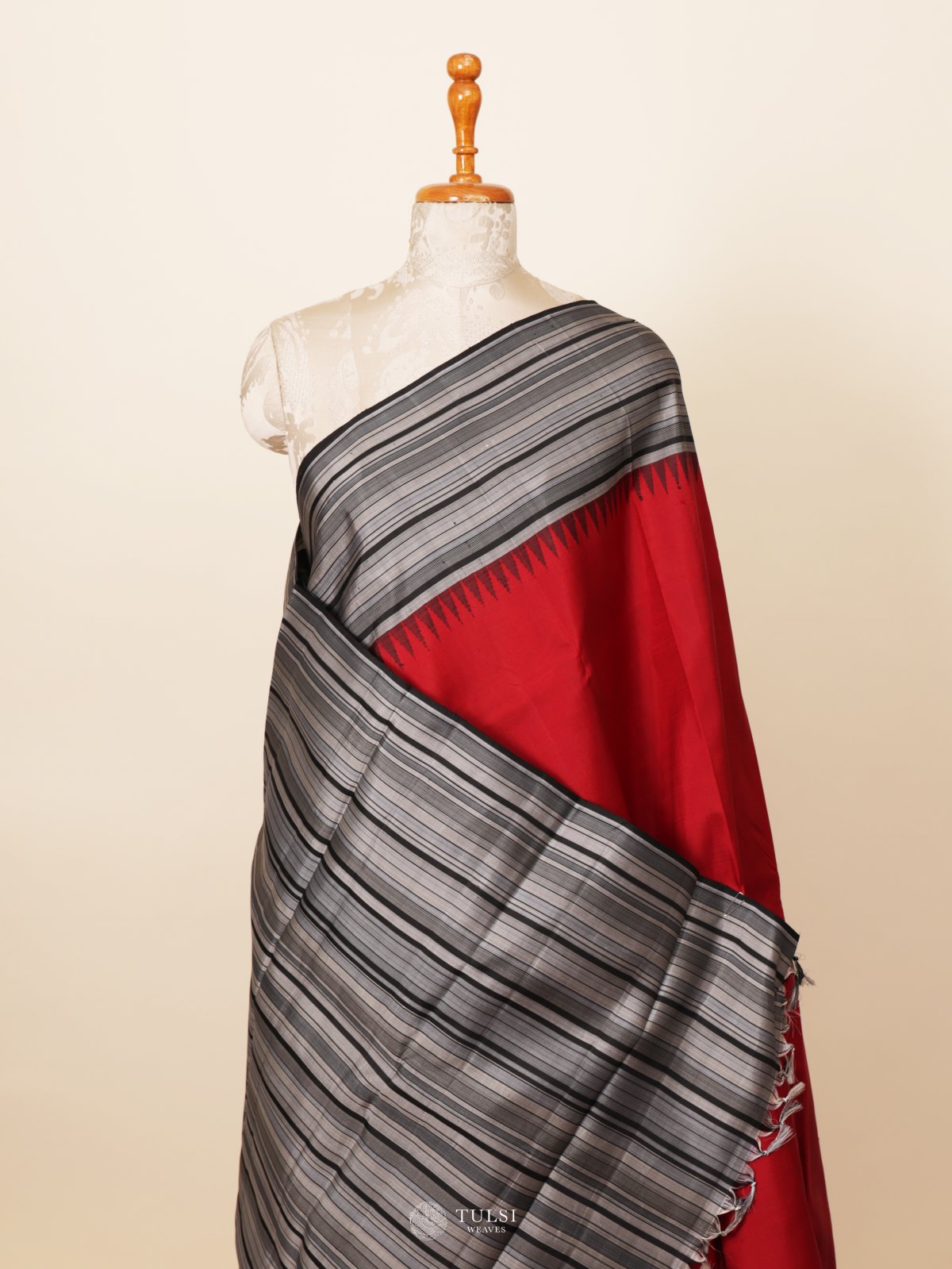 Red Kanjeevaram Silk Saree