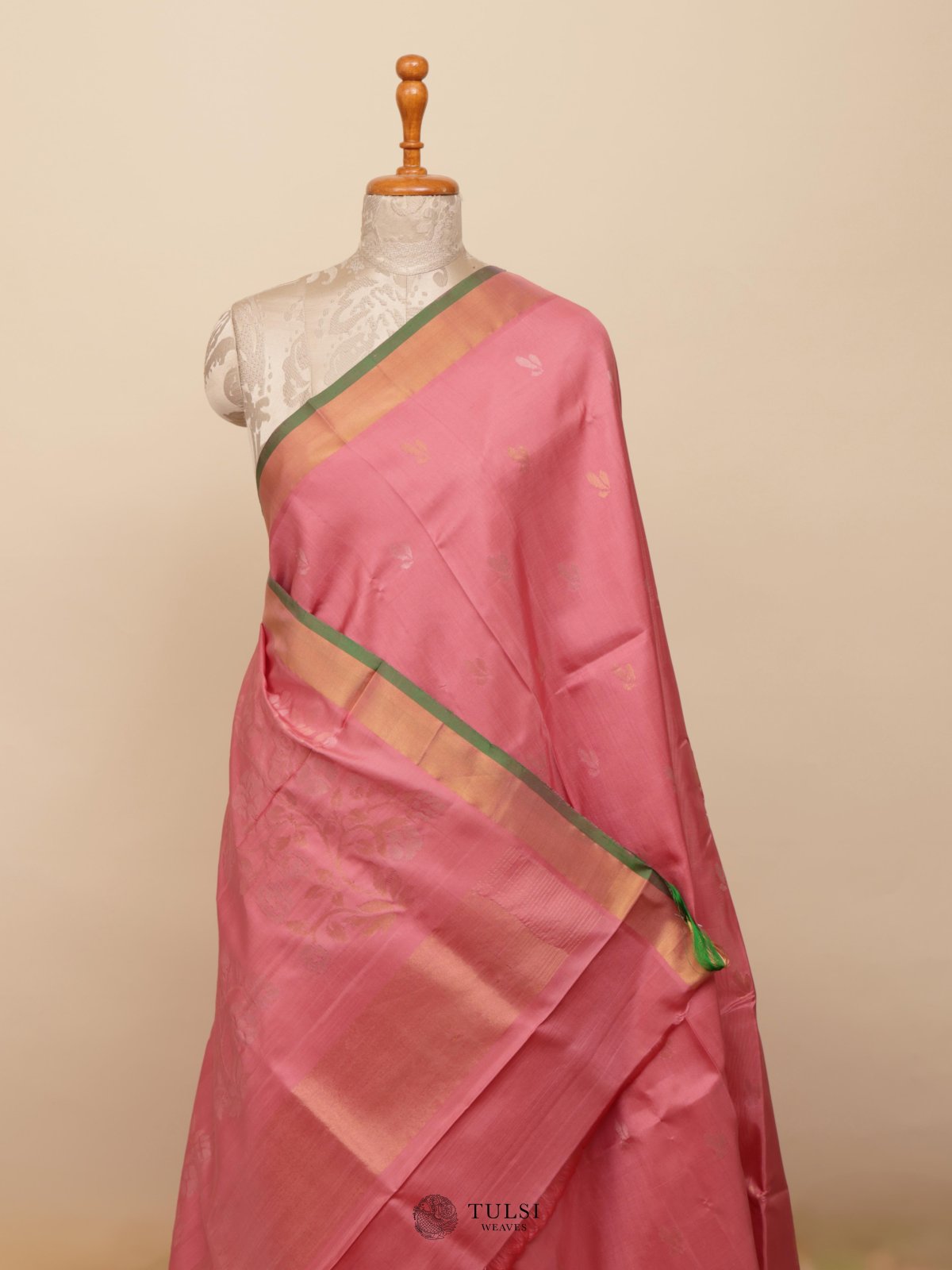Light Pink Uppada Silk Saree