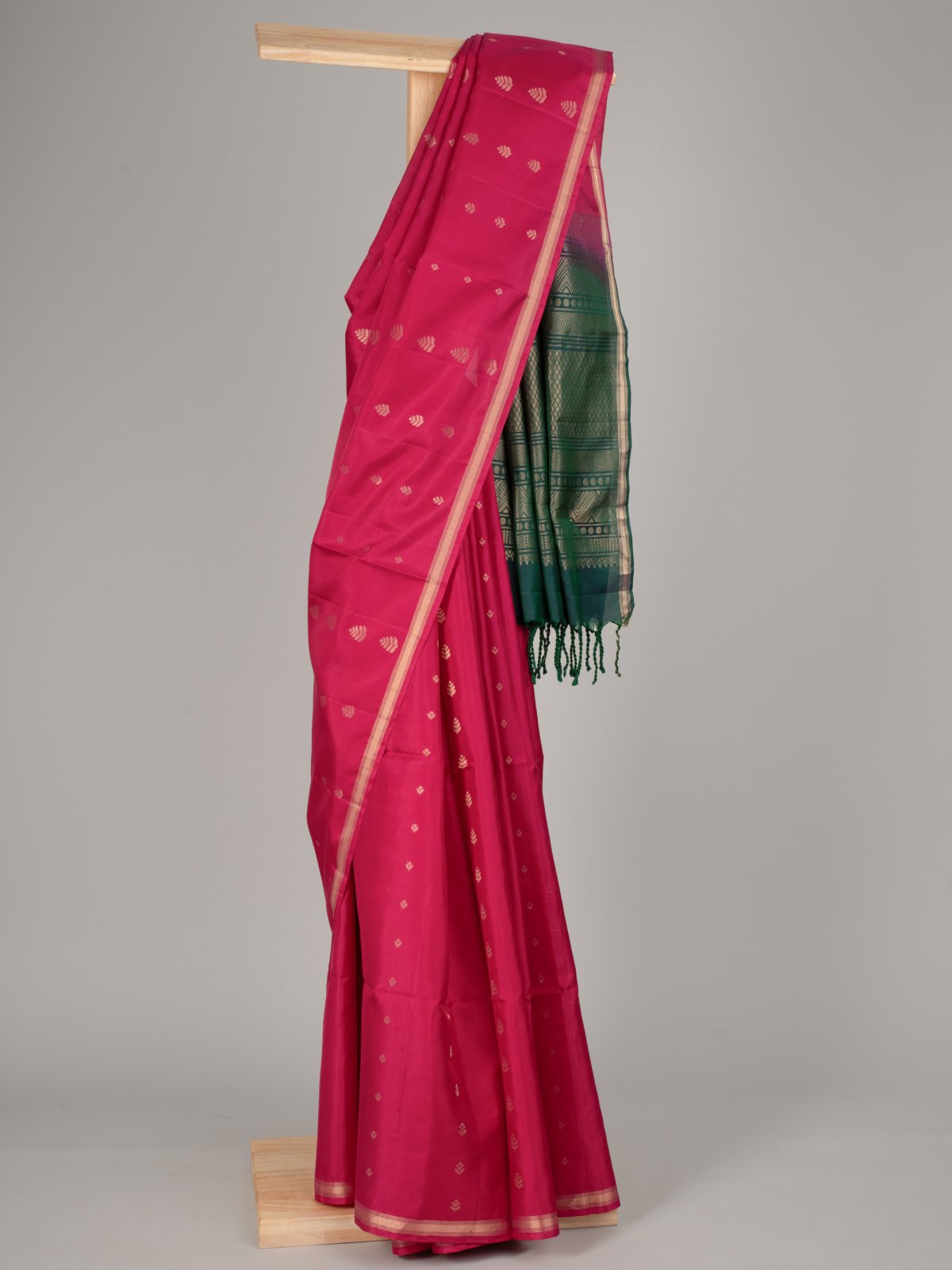 Rani Pink Soft Silk Saree