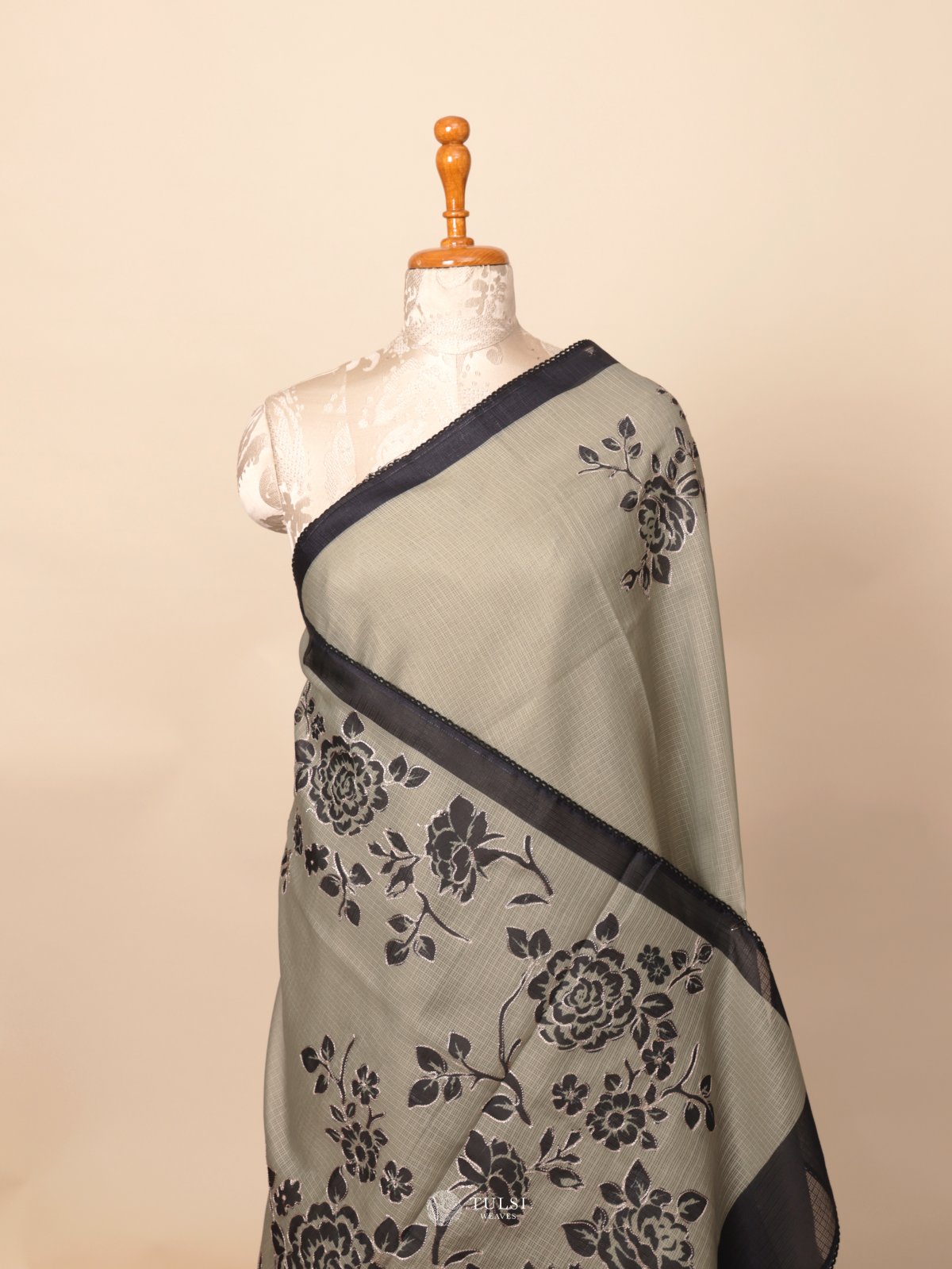 Green Semi Kota Saree