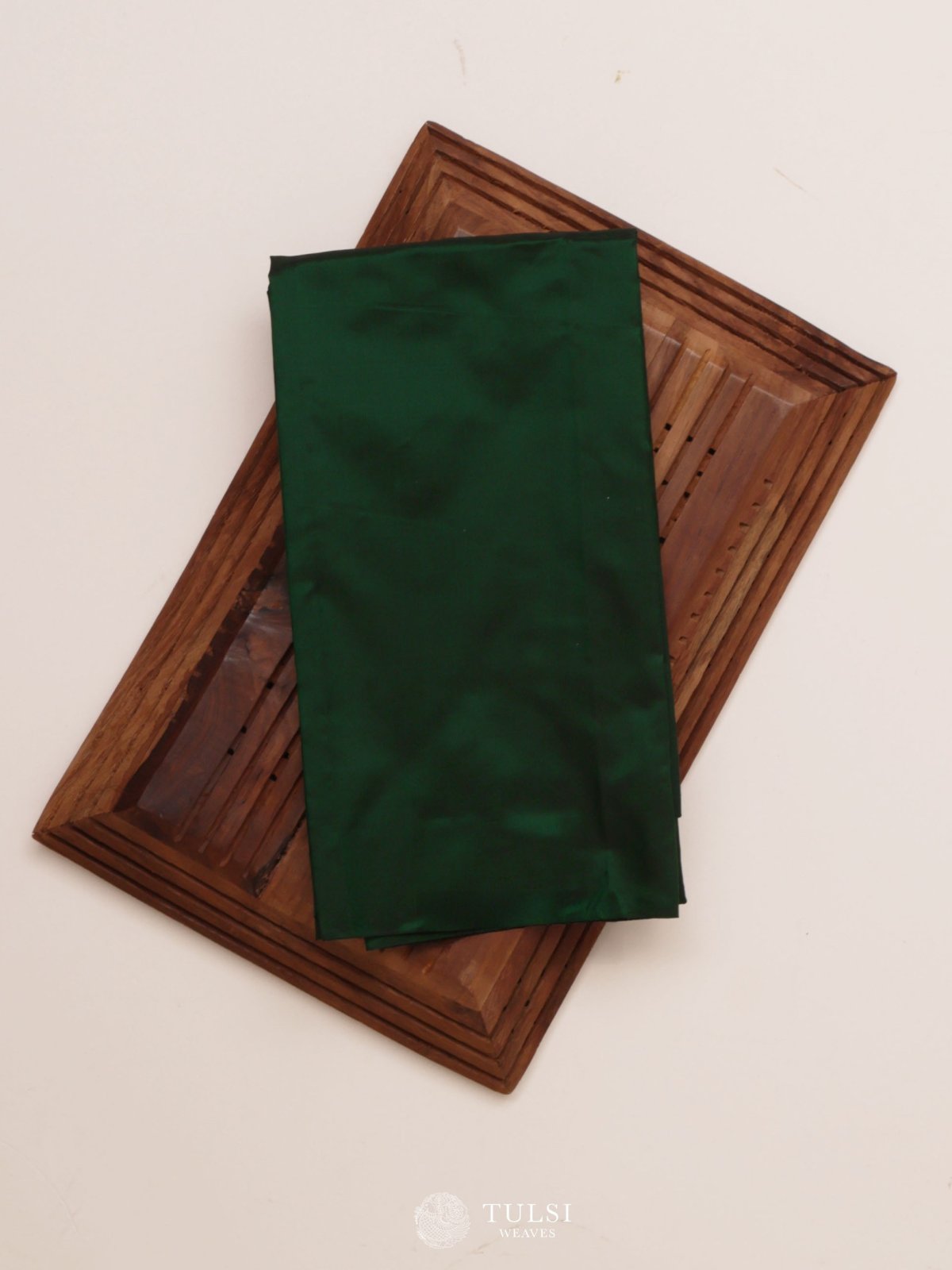 Dark Green Kanjeevaram Silk Blouse 