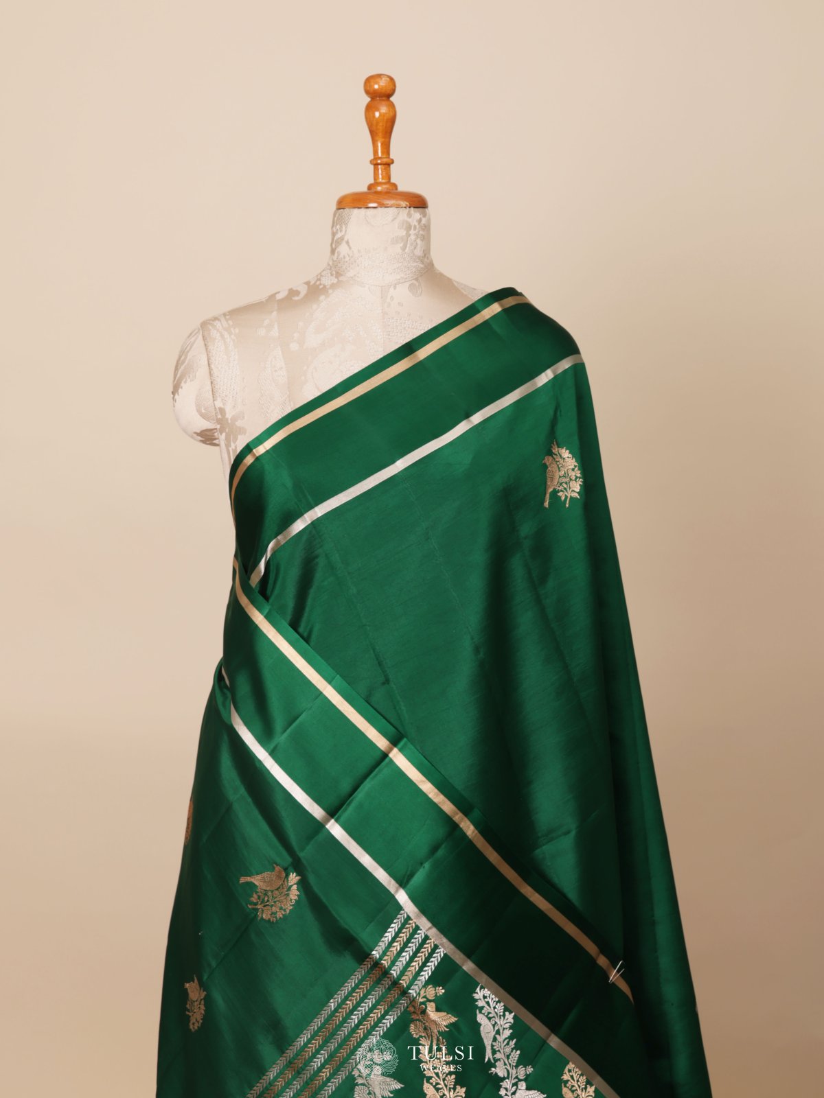 Green Mashru Silk Saree 