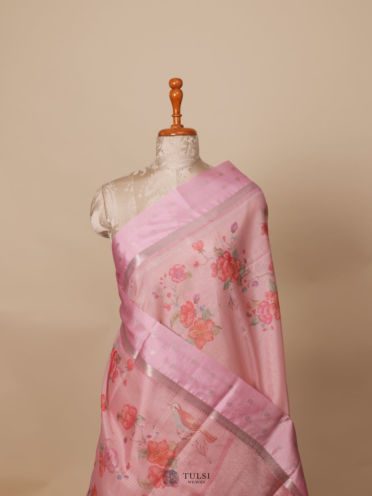 Pink Semi Kota Saree