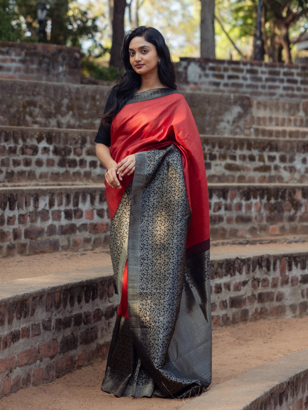 Red Kanjeevaram Silk Saree 