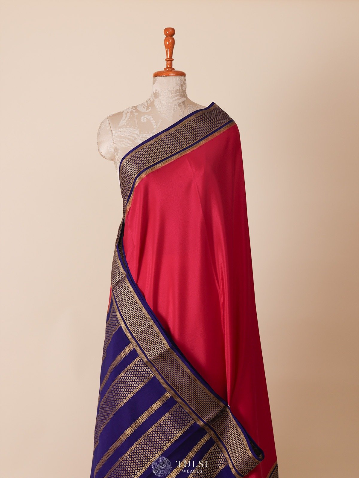 Pink Mysore Silk Saree