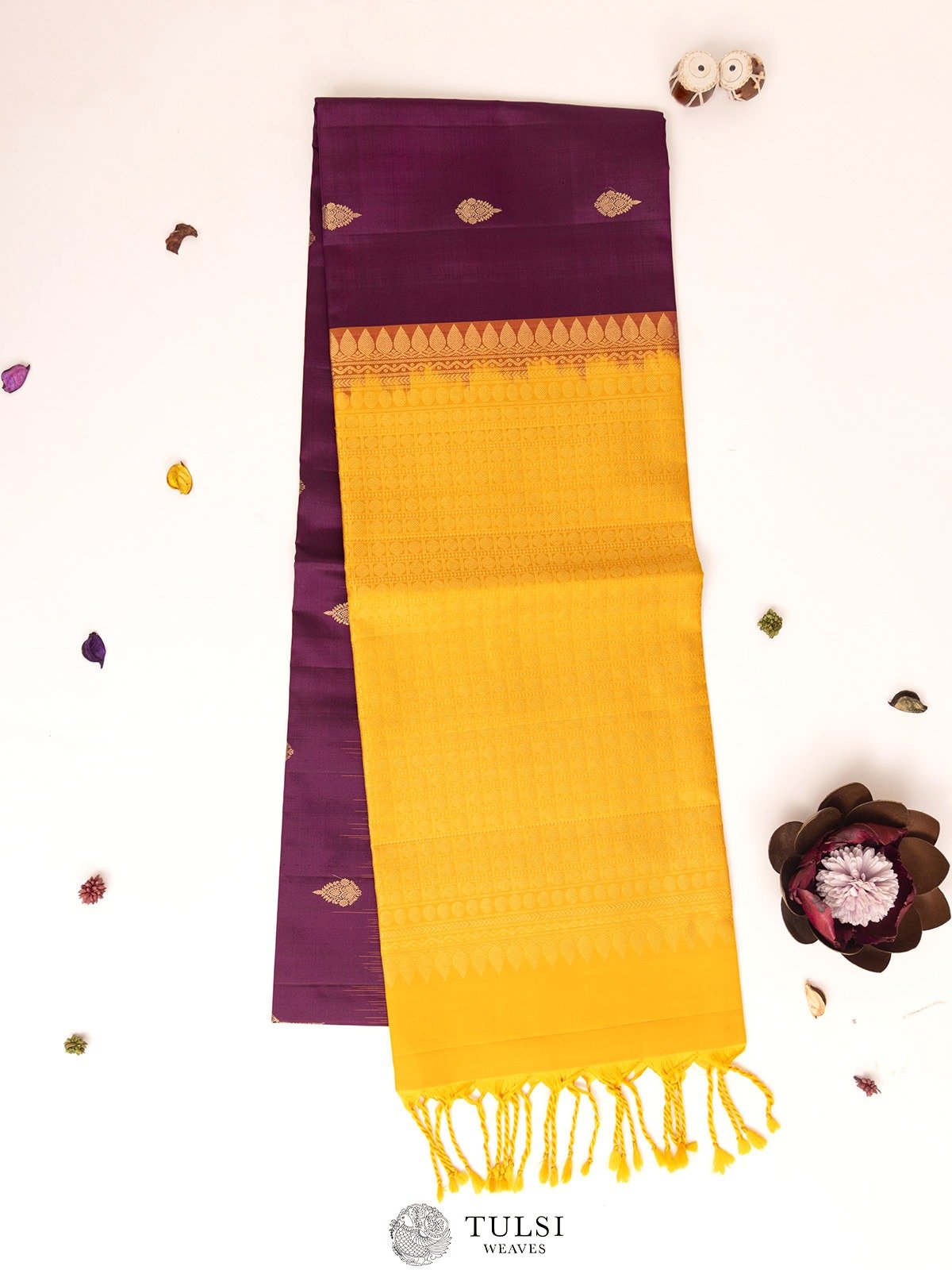 Violet Soft Silk Saree