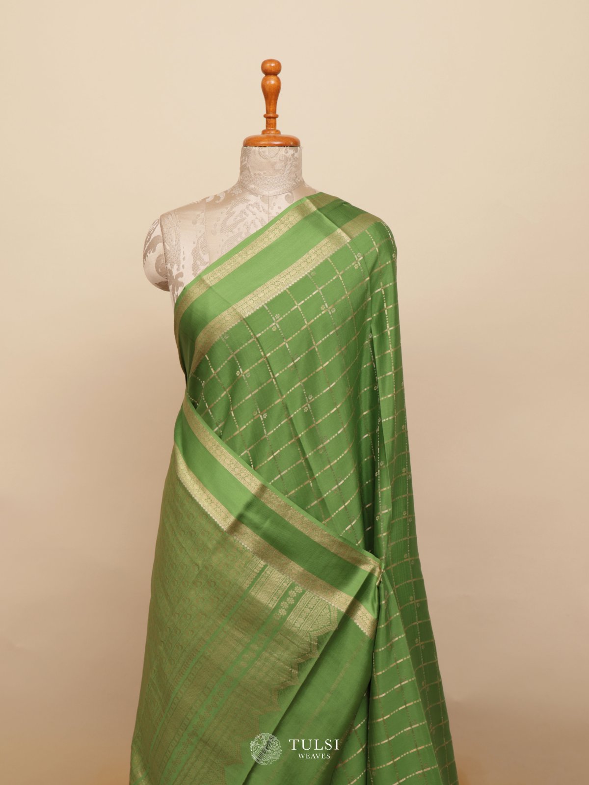 Green Mysore Silk Saree