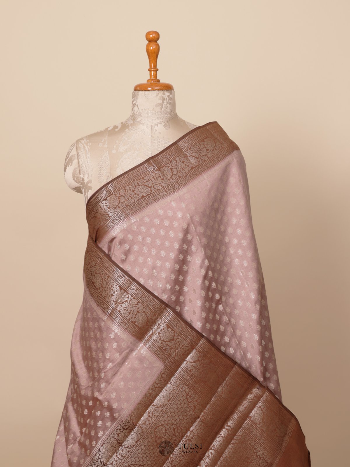 Mauve Chaniya Silk Saree
