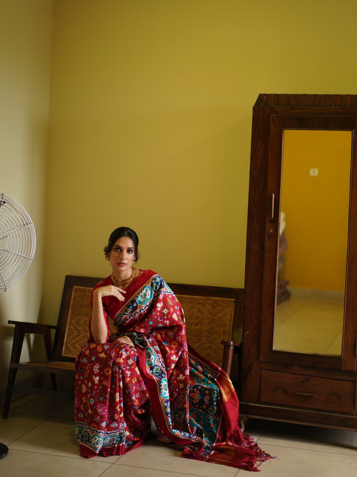 Red Patan Patola Silk Saree