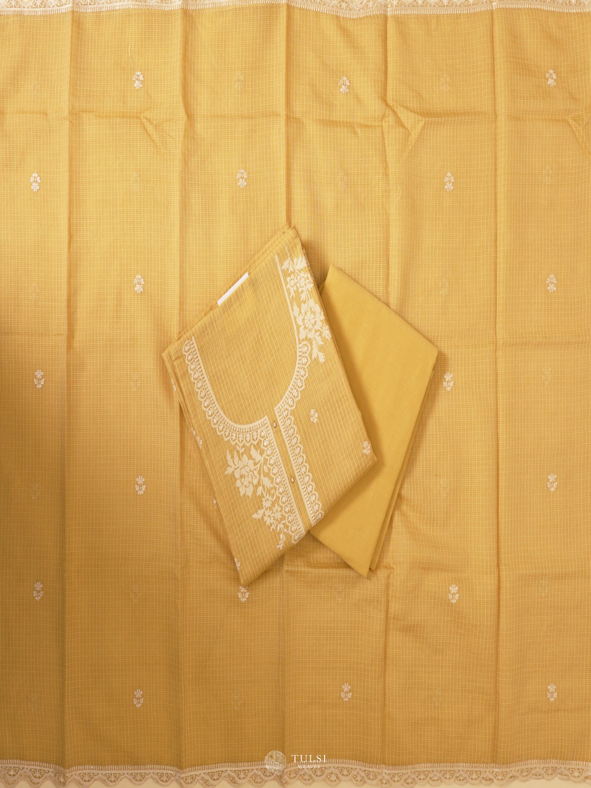 Yellow Kota Salwar Material