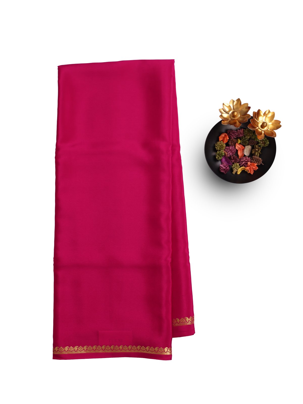 Rani Pink Mysore Silk Saree