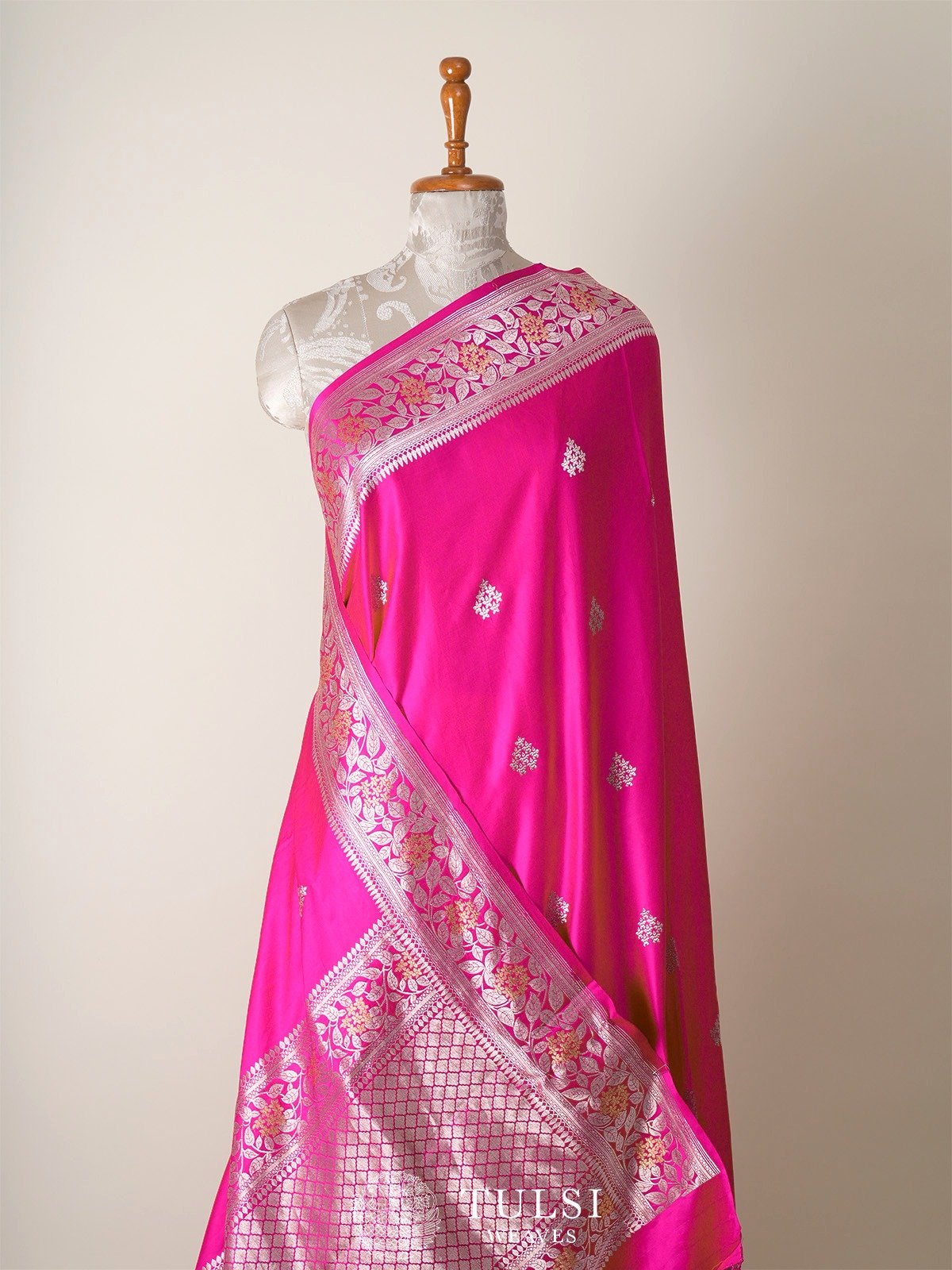 Pink Mashru Silk Saree