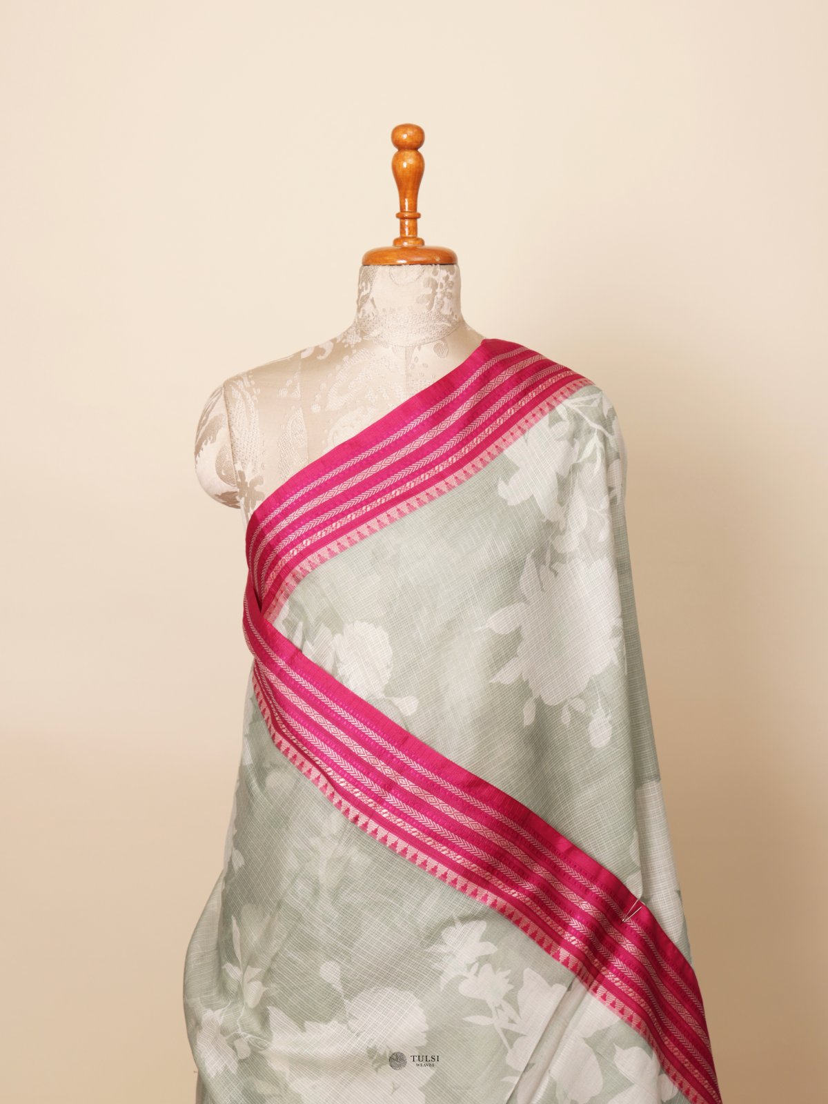 Green Semi Kota Saree