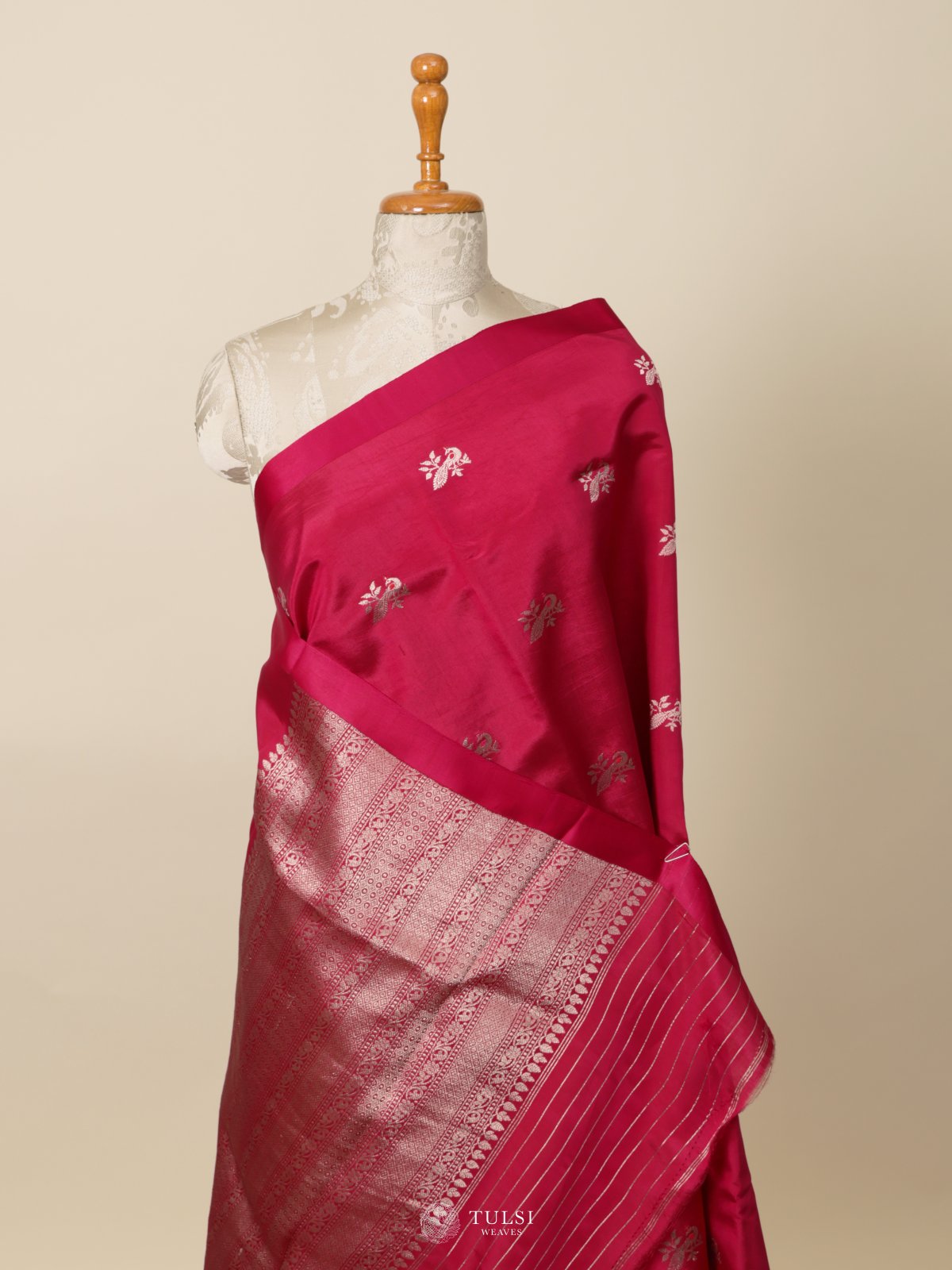 Pink Mashru Silk Saree