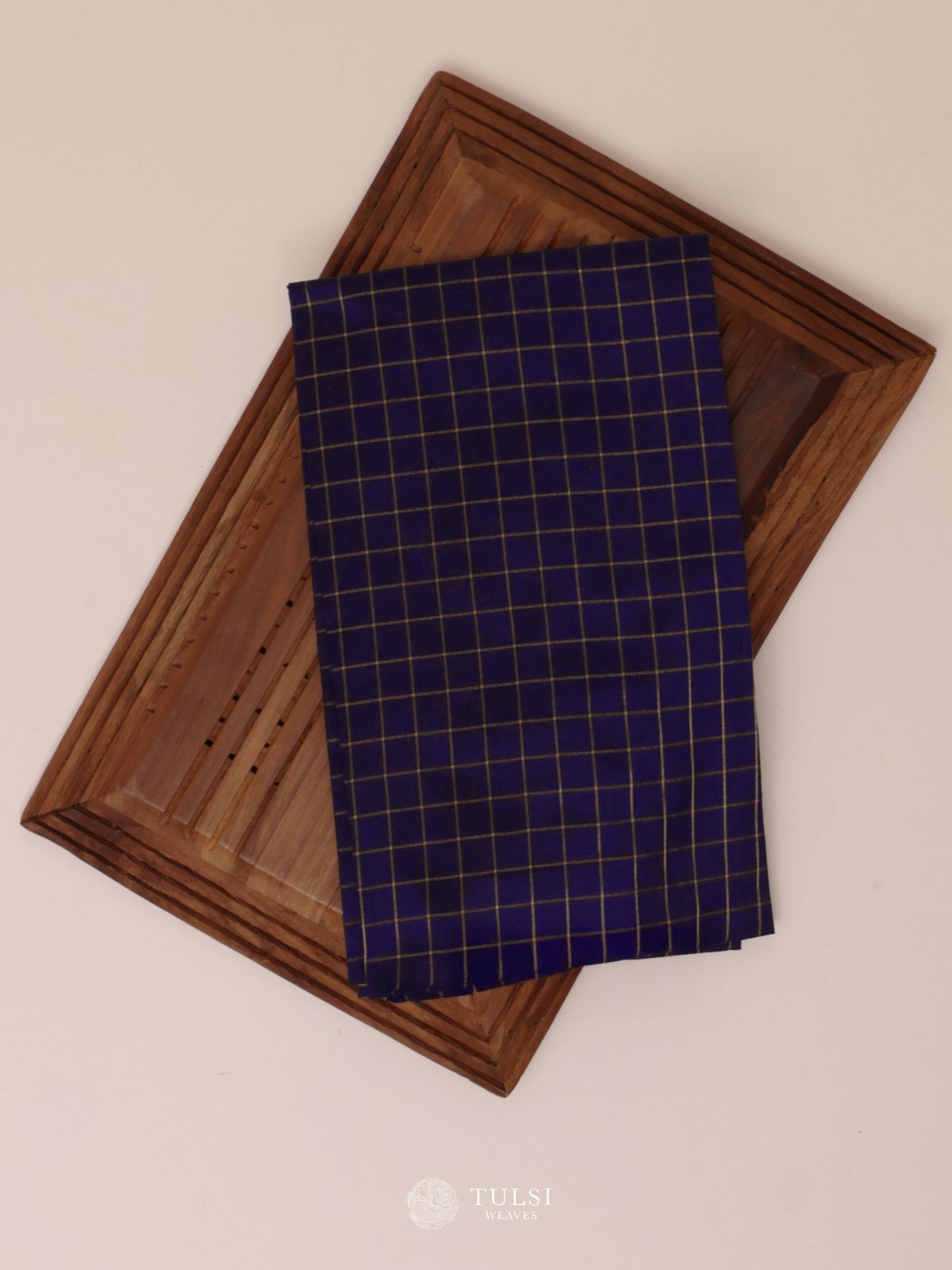 Navy Blue Kanjeevaram Silk Blouse