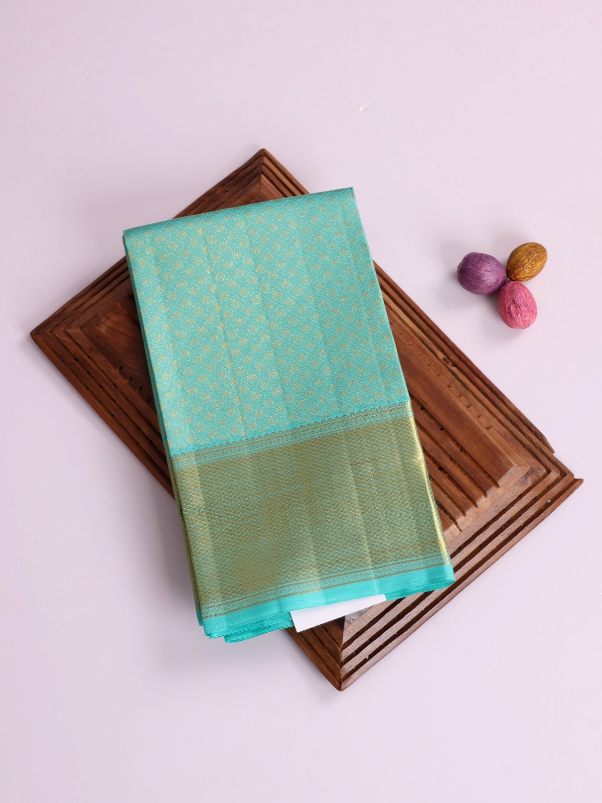Turquoise Kanjeevaram Silk Blouse