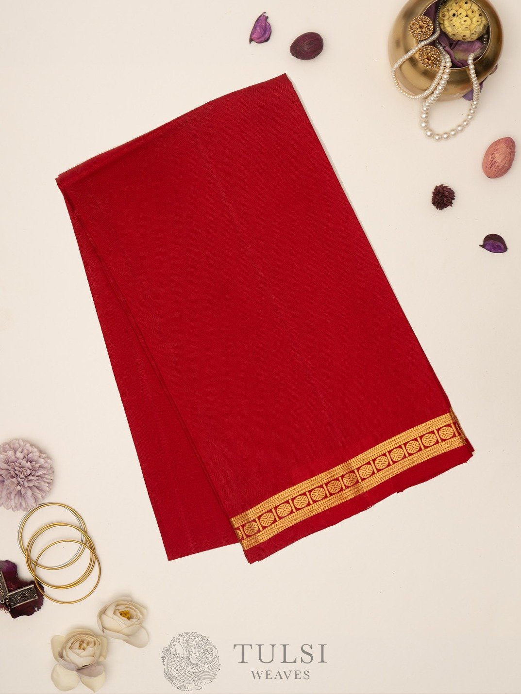 Red Kanjeevaram Silk Blouse 