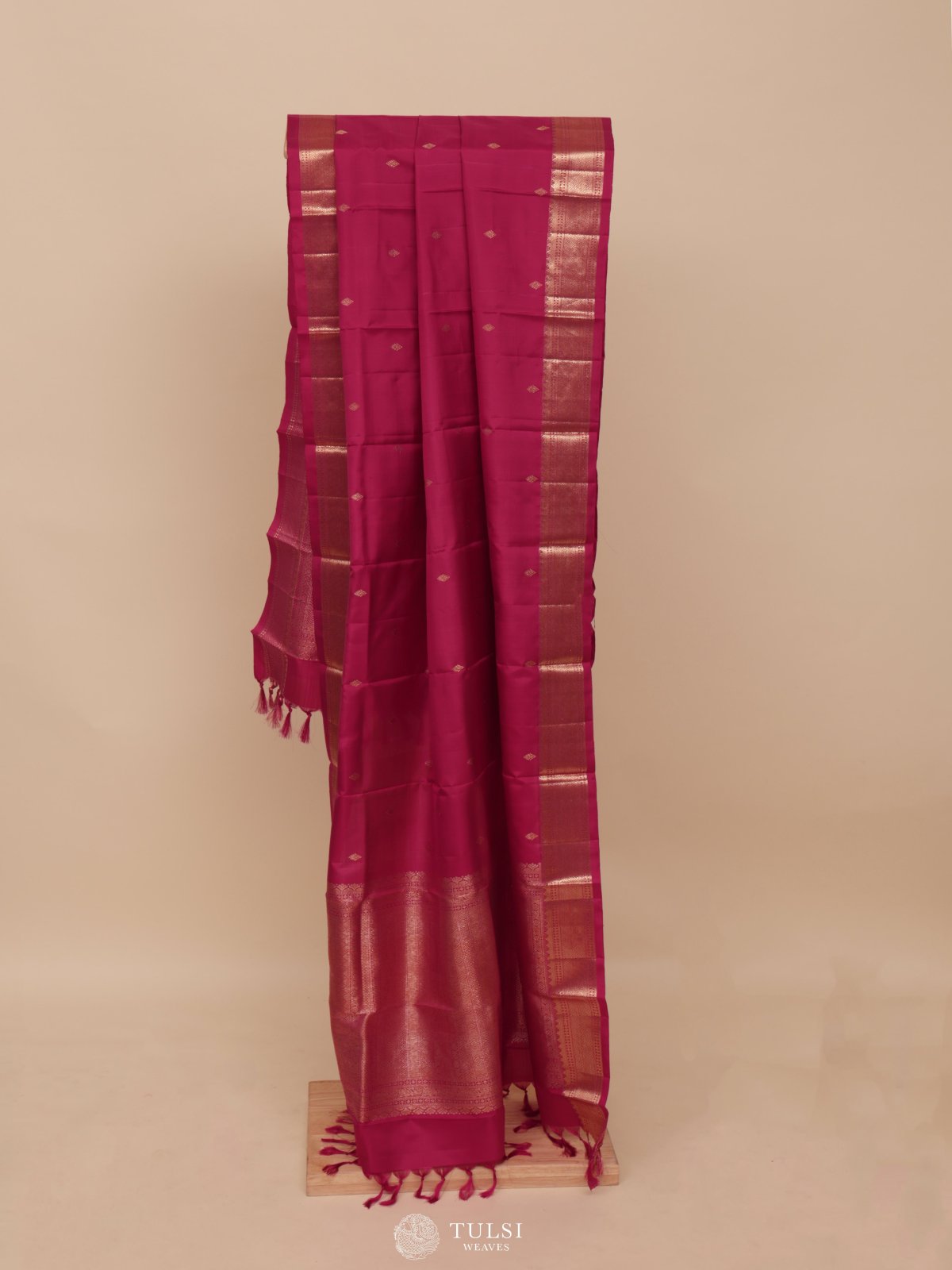 Pink Kanjeevaram Silk Dupatta