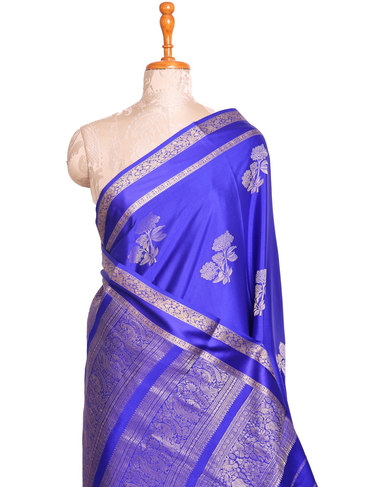 Royal Blue Mysore Silk Saree