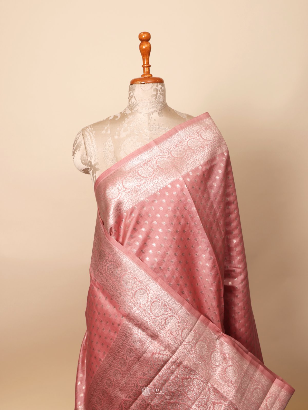 Light Pink Chaniya silk saree