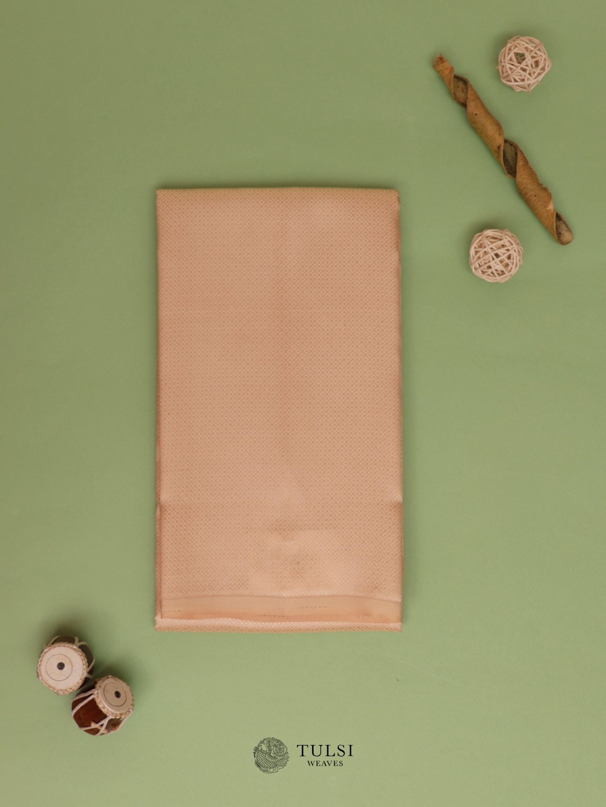 Golden Silk Shirt Material With Thread Brocade