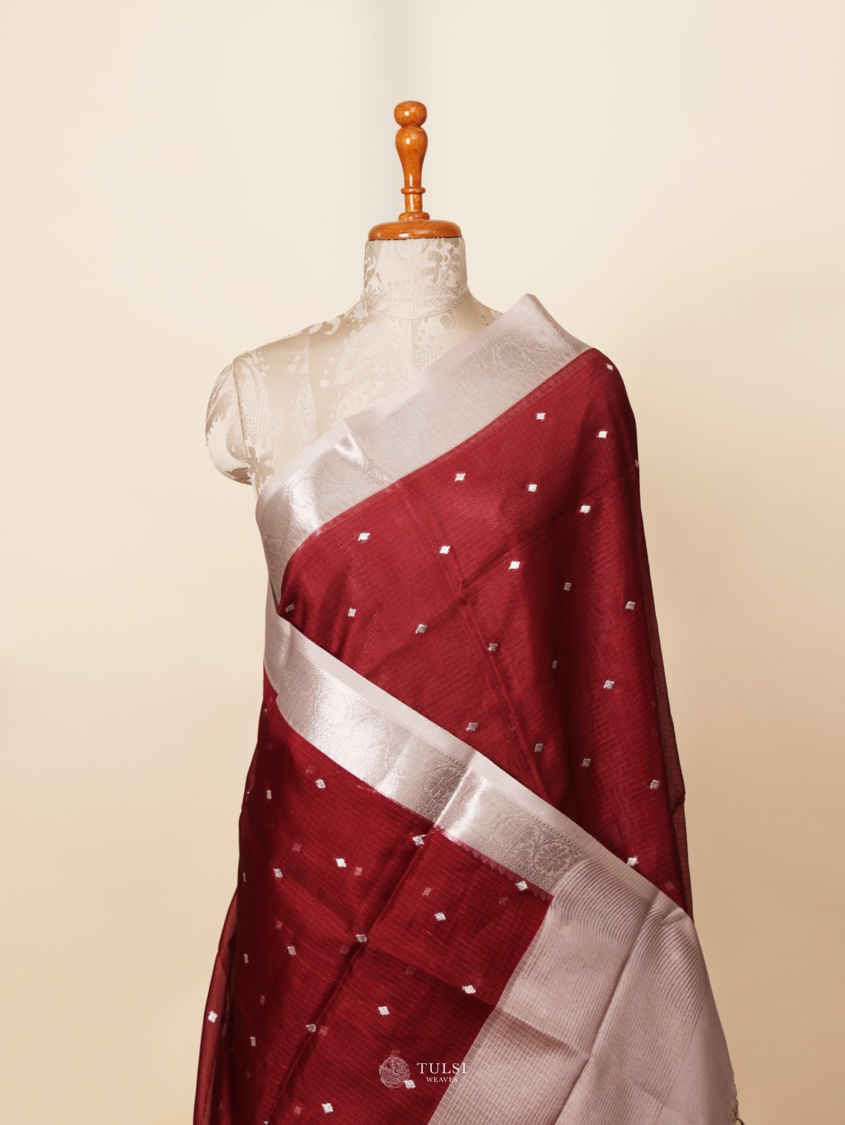 Red Semi Kota Saree
