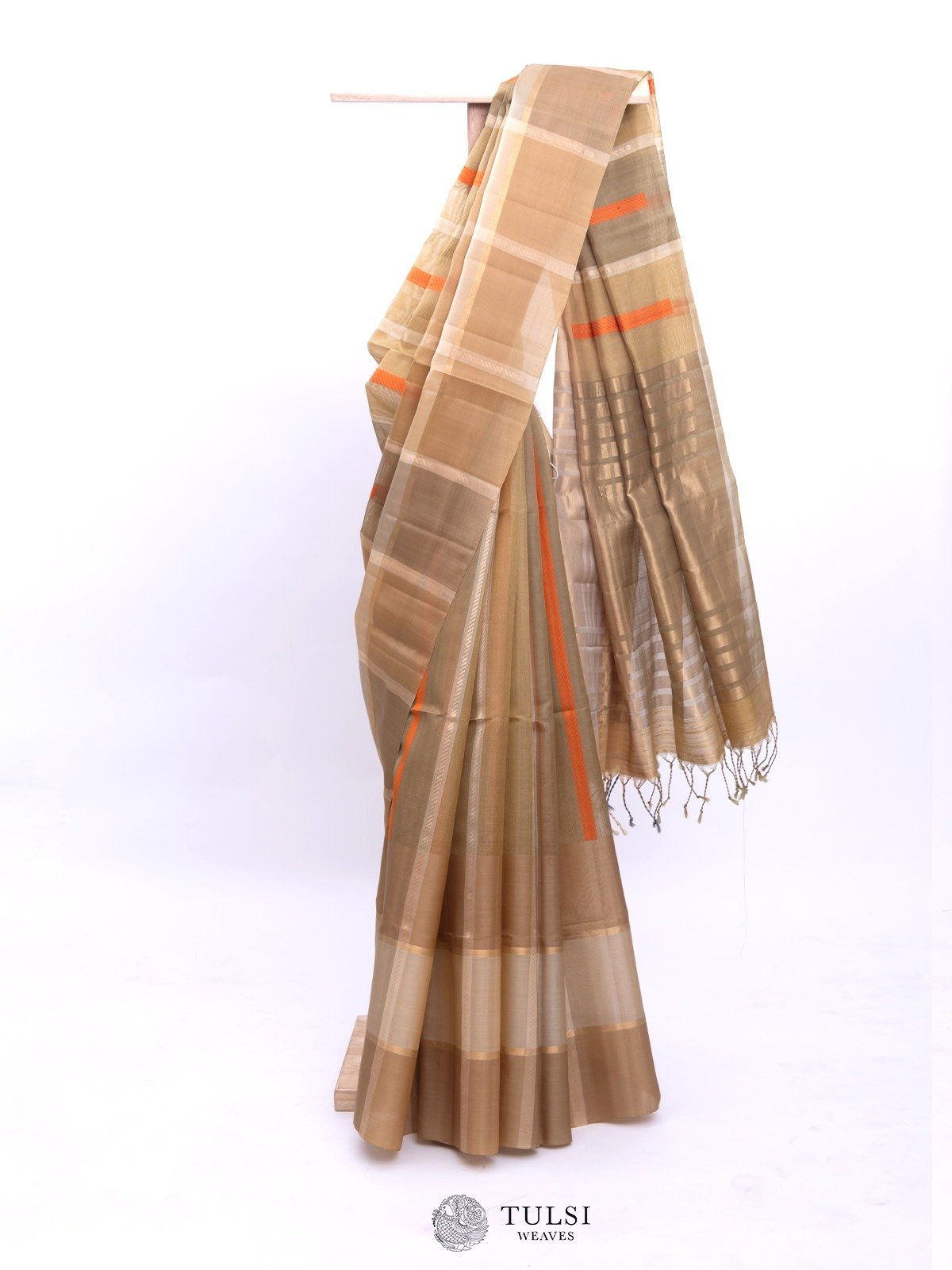 Multi Color Kora Silk Saree