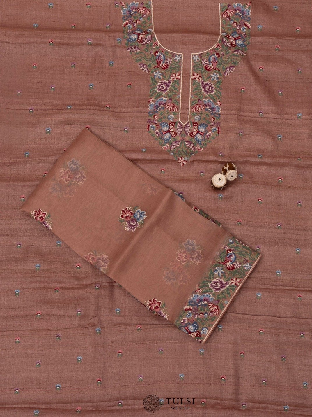 Onion Brown Salwar Material