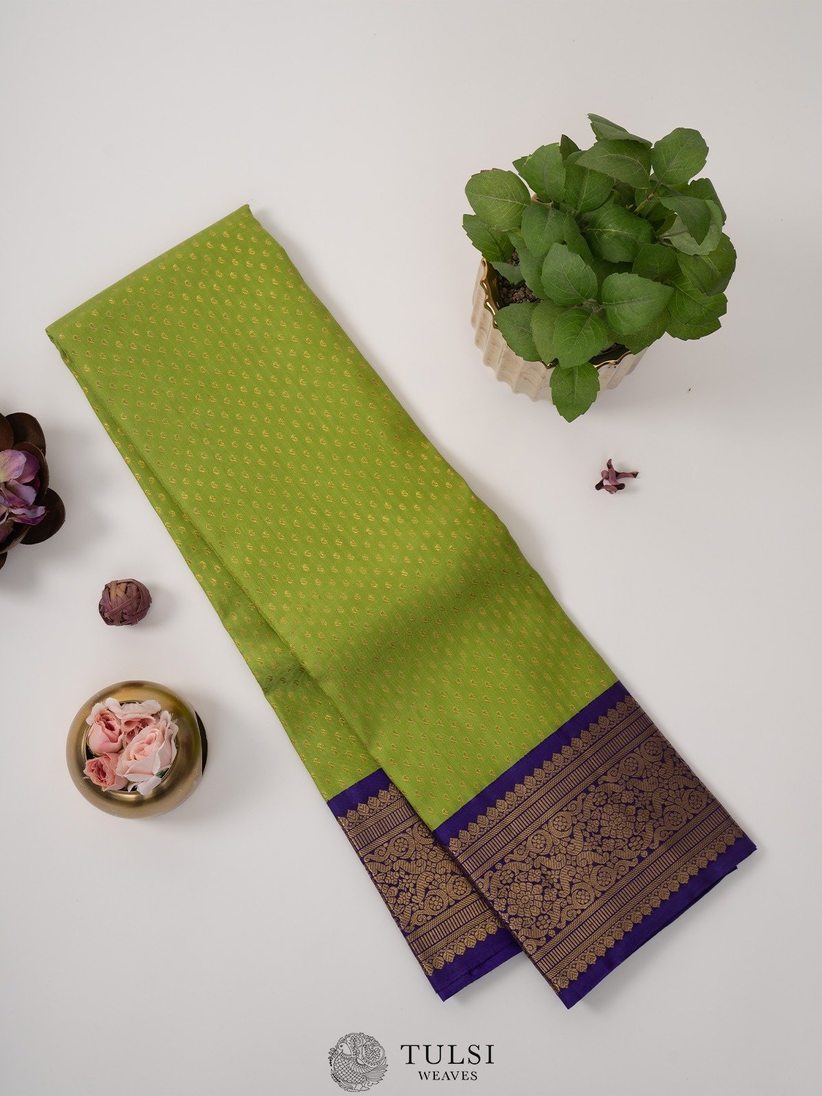 Green Kanjeevaram Silk Saree 