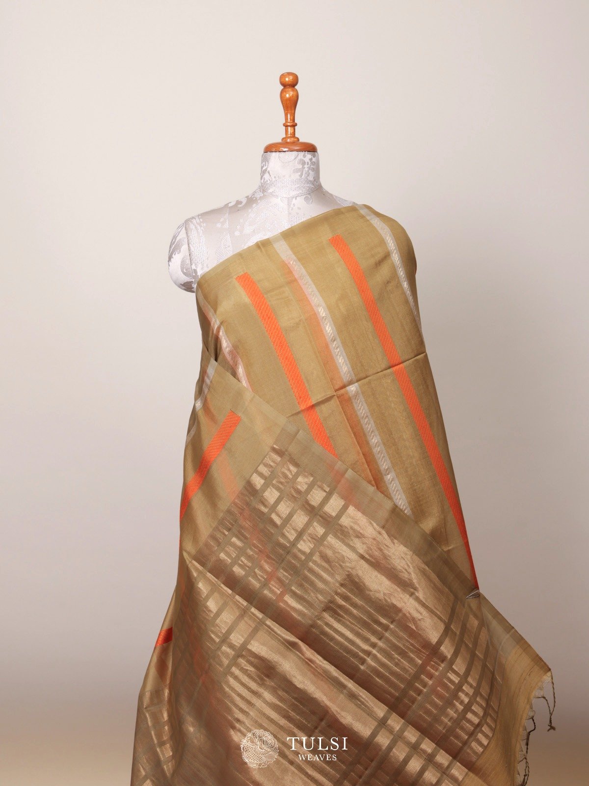 Multi Color Kora Silk Saree