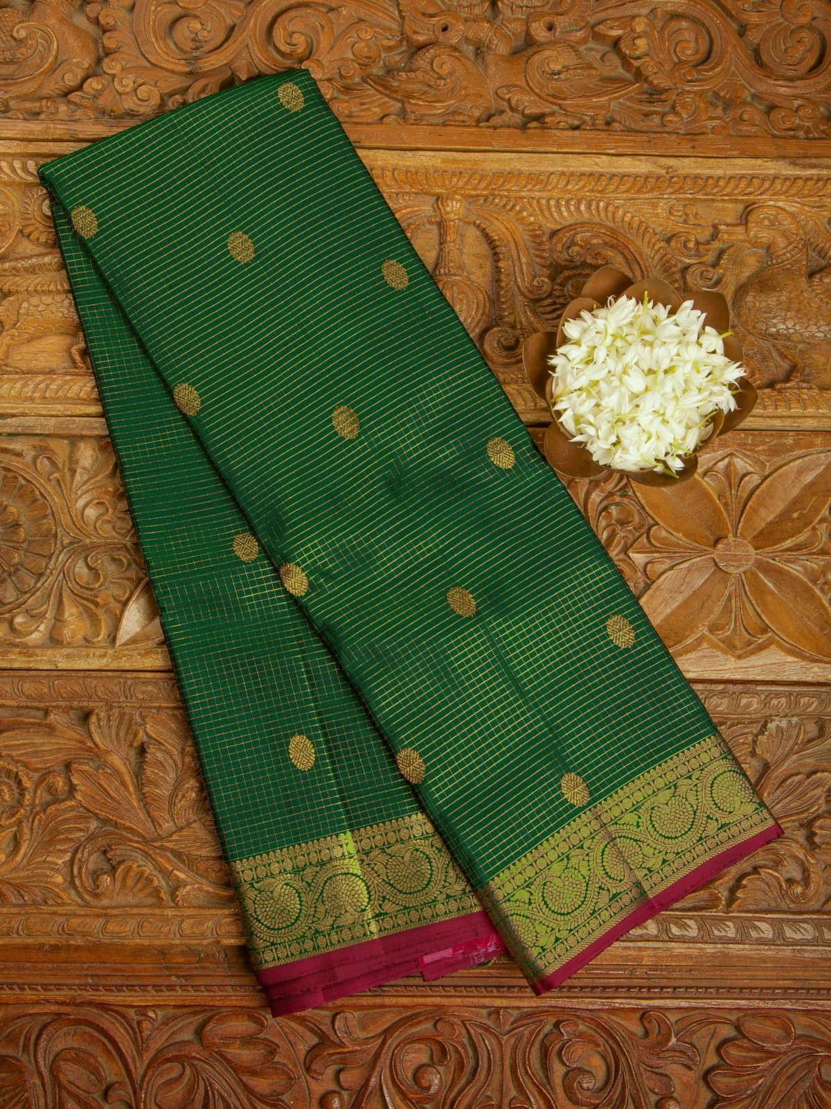 Green Kanjeevaram Silk Saree 