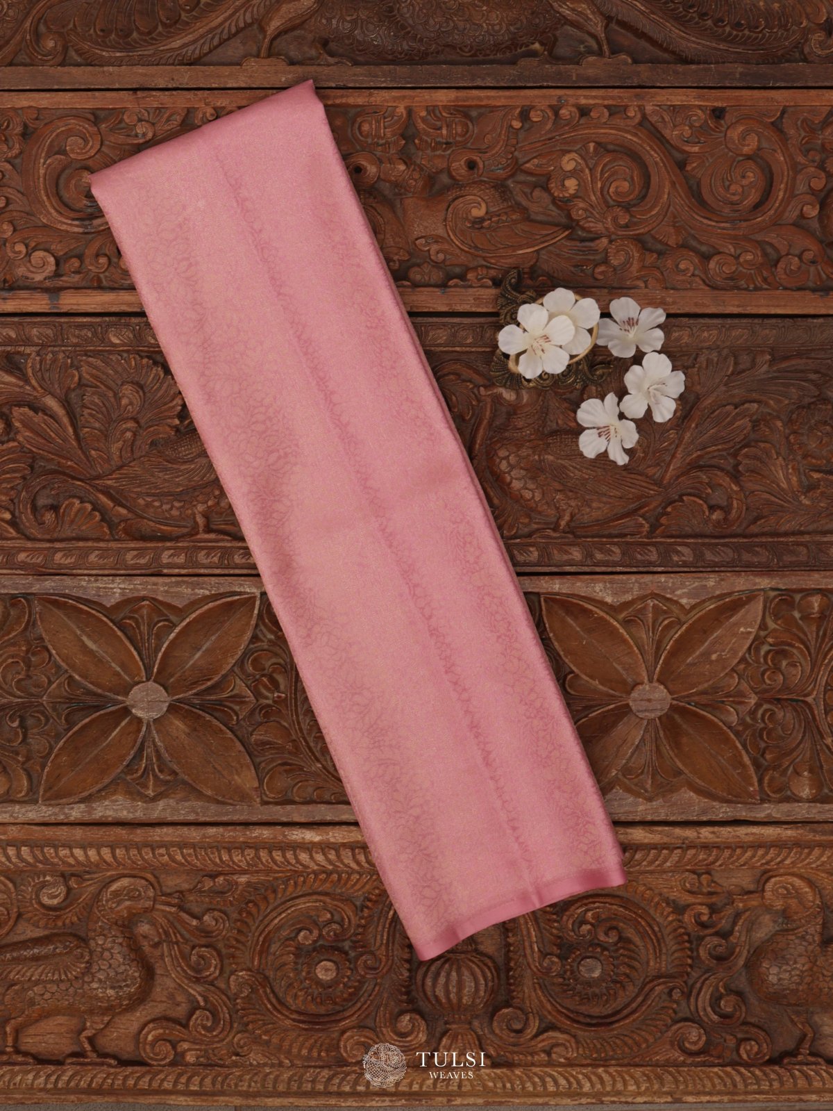 Light Pink Banaras Silk Blouse