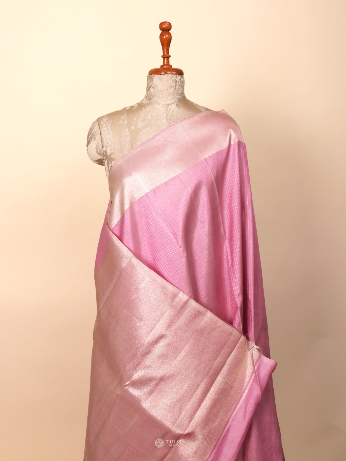 Pink Kanjeevaram Silk Saree