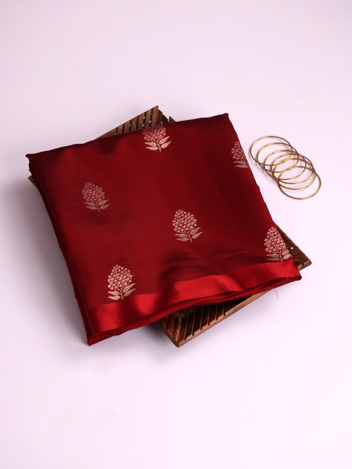 Araku Mashru Silk Saree With Satin Border
