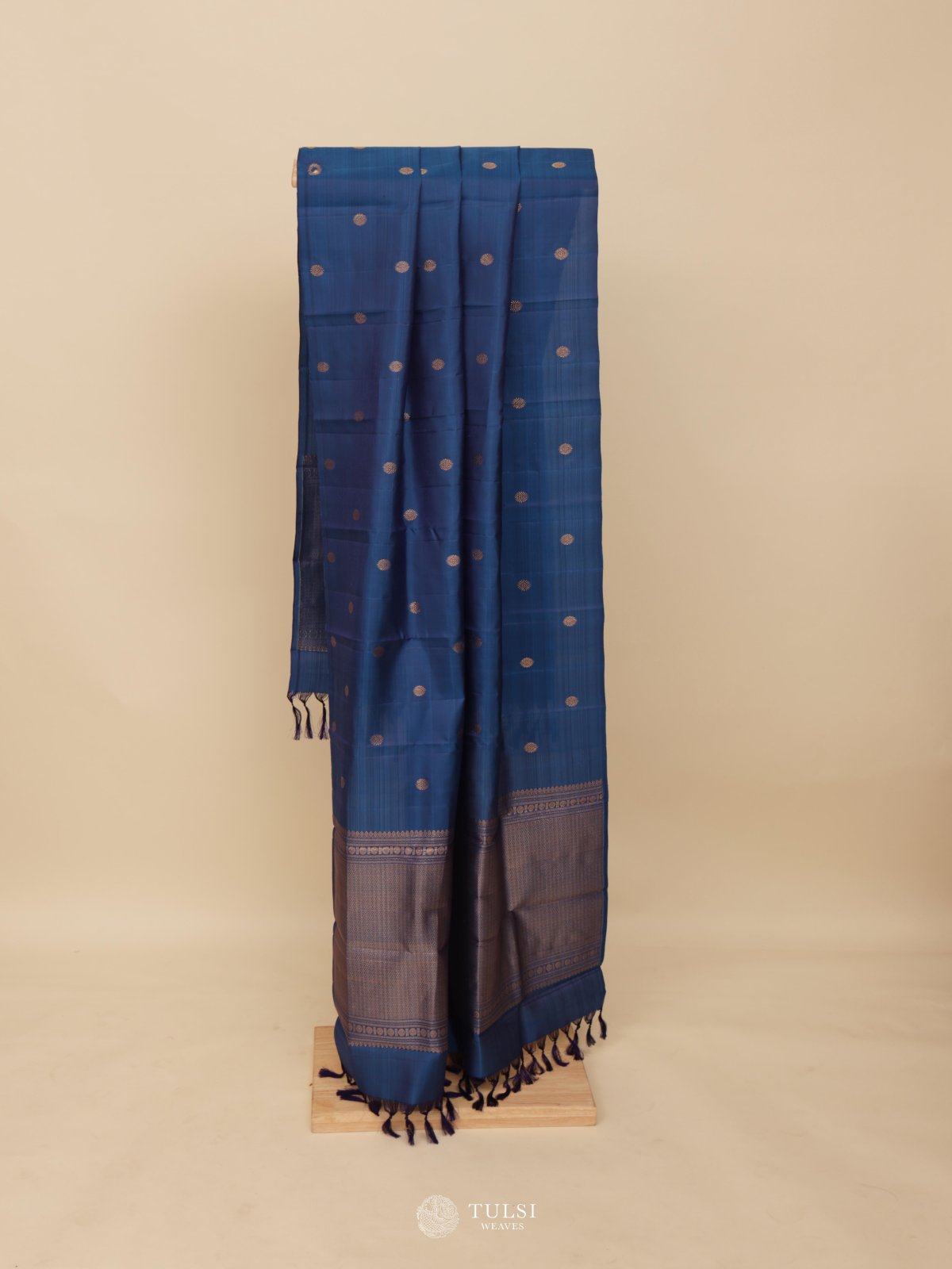 Blue Kanjeevaram Silk Dupatta