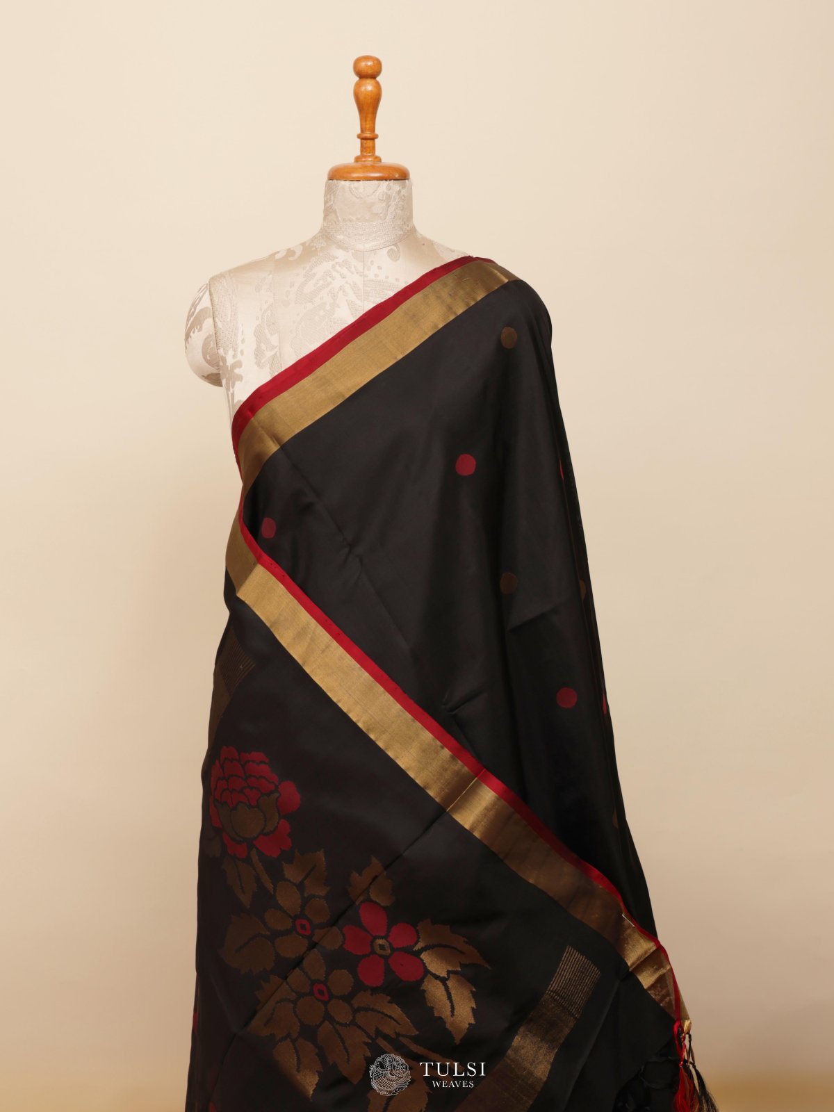 Black Uppada Silk Saree