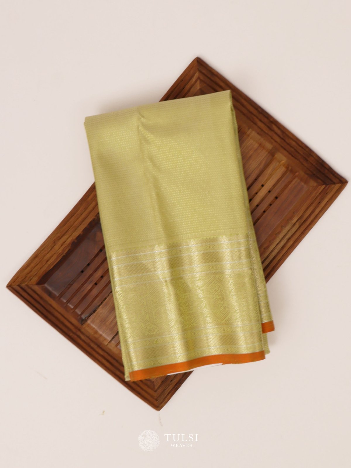 Lemon Yellow Kanjeevaram Silk Blouse