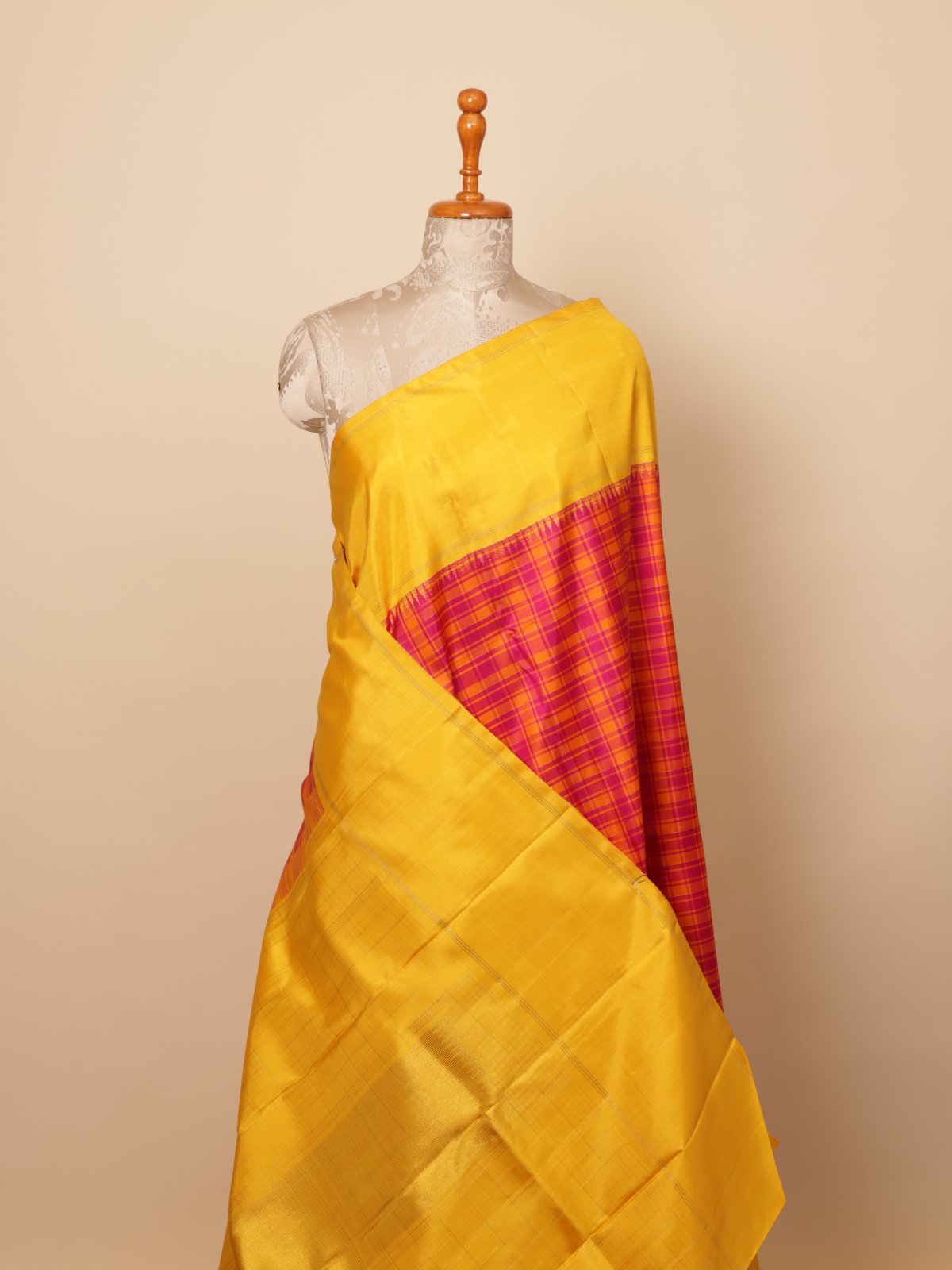 Multi Color Kanjeevaram Silk Saree