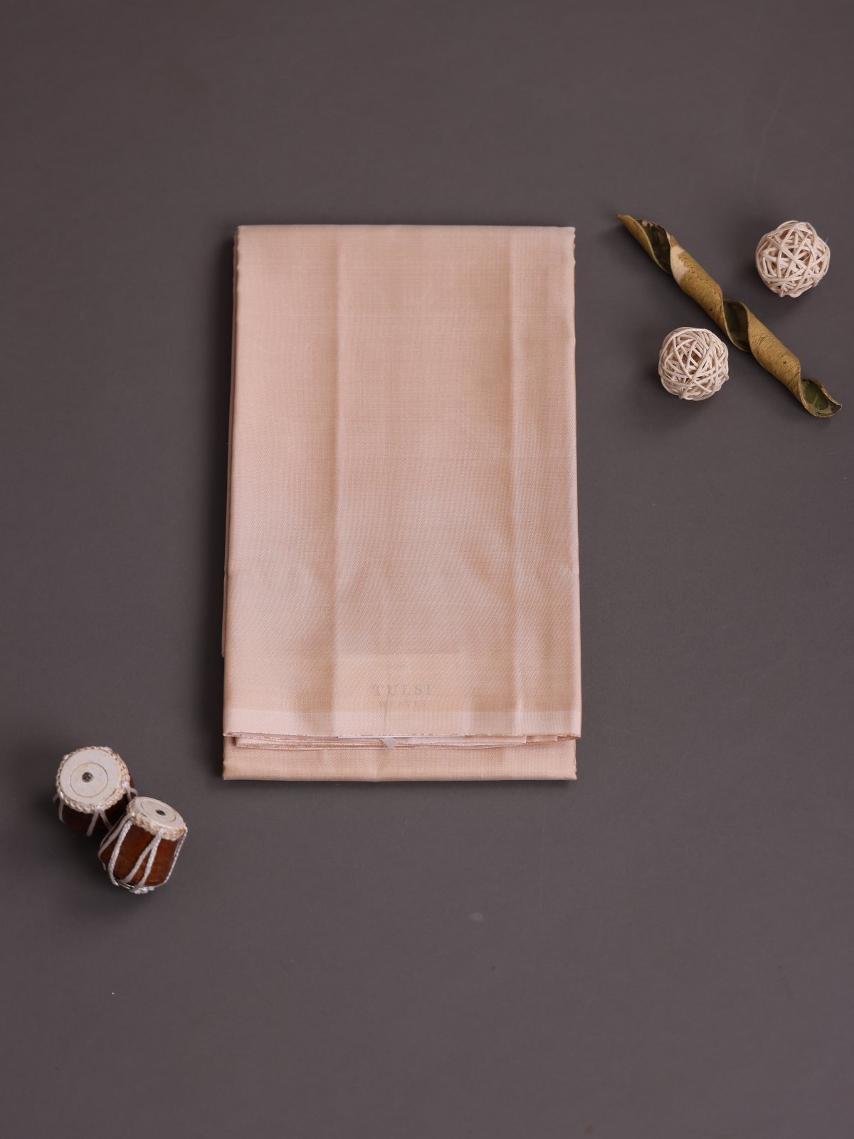 Dark Beige Silk Shirt Material