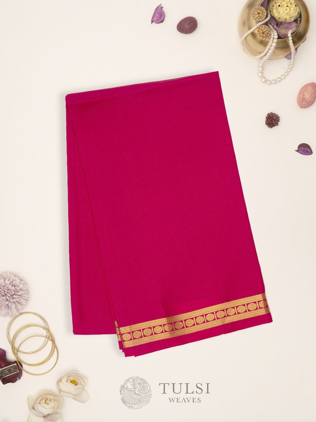 Pink Kanjeevaram Silk Blouse 