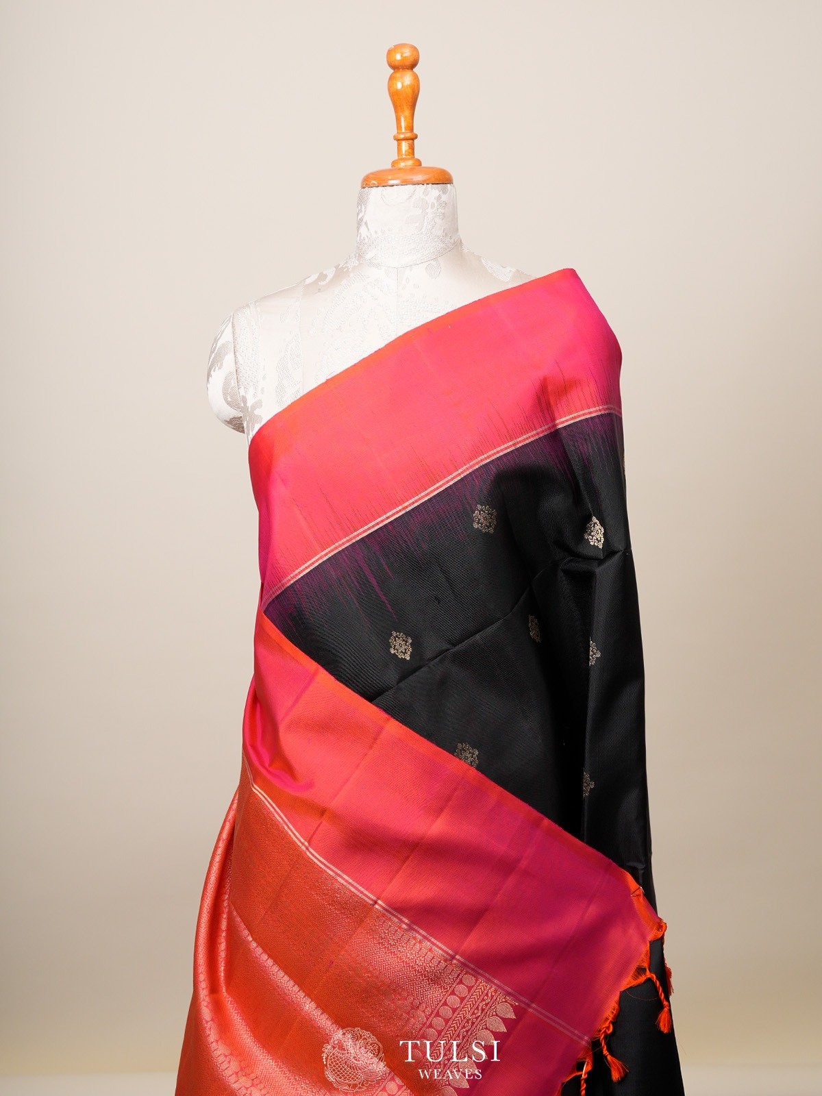 Black Soft Silk Saree