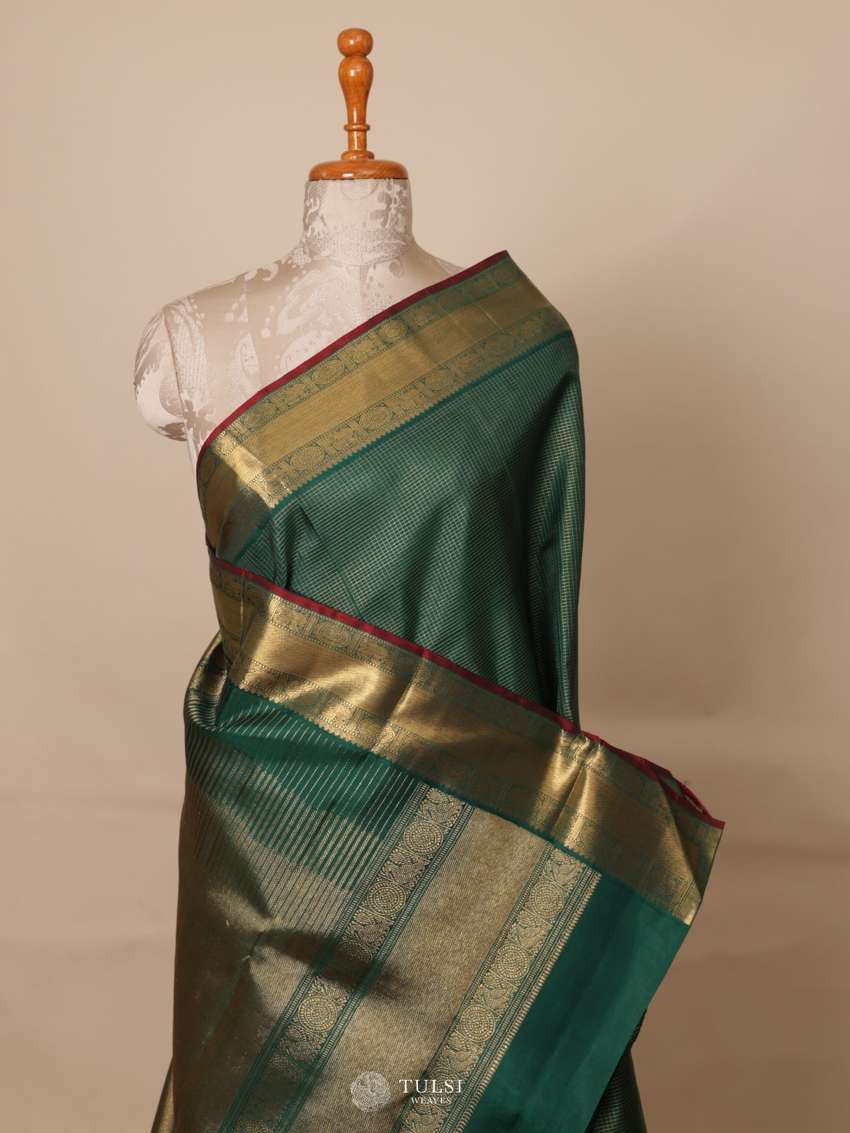 Green Kanjeevaram Silk Saree